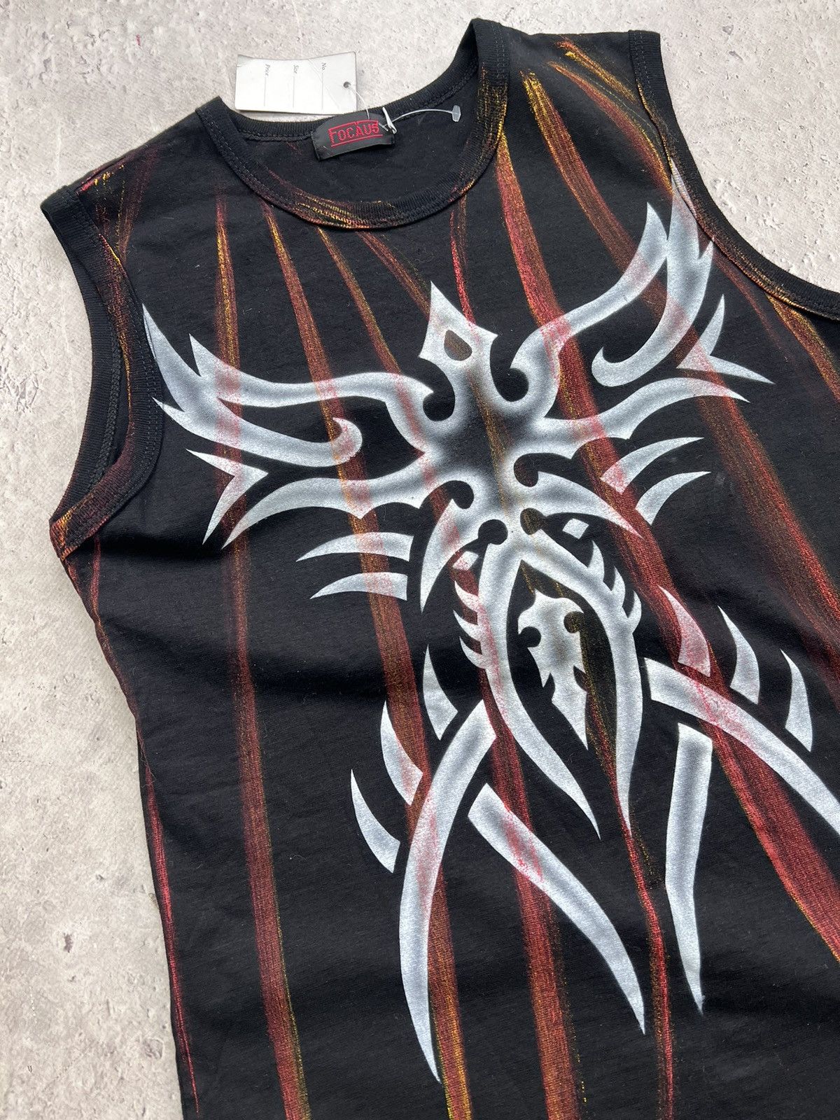 Hysteric Glamour VINTAGE Y2K SLIM TRIBAL DISTRESSED DIESEL LOGO TANK TOP Size US M / EU 48-50 / 2 - 3 Thumbnail