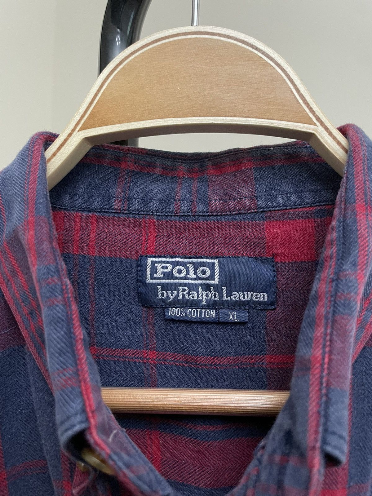 Polo Ralph Lauren Vintage Polo Ralph Lauren Plaid Blue Red Shirt Our Legacy Size US M / EU 48-50 / 2 - 3 Thumbnail