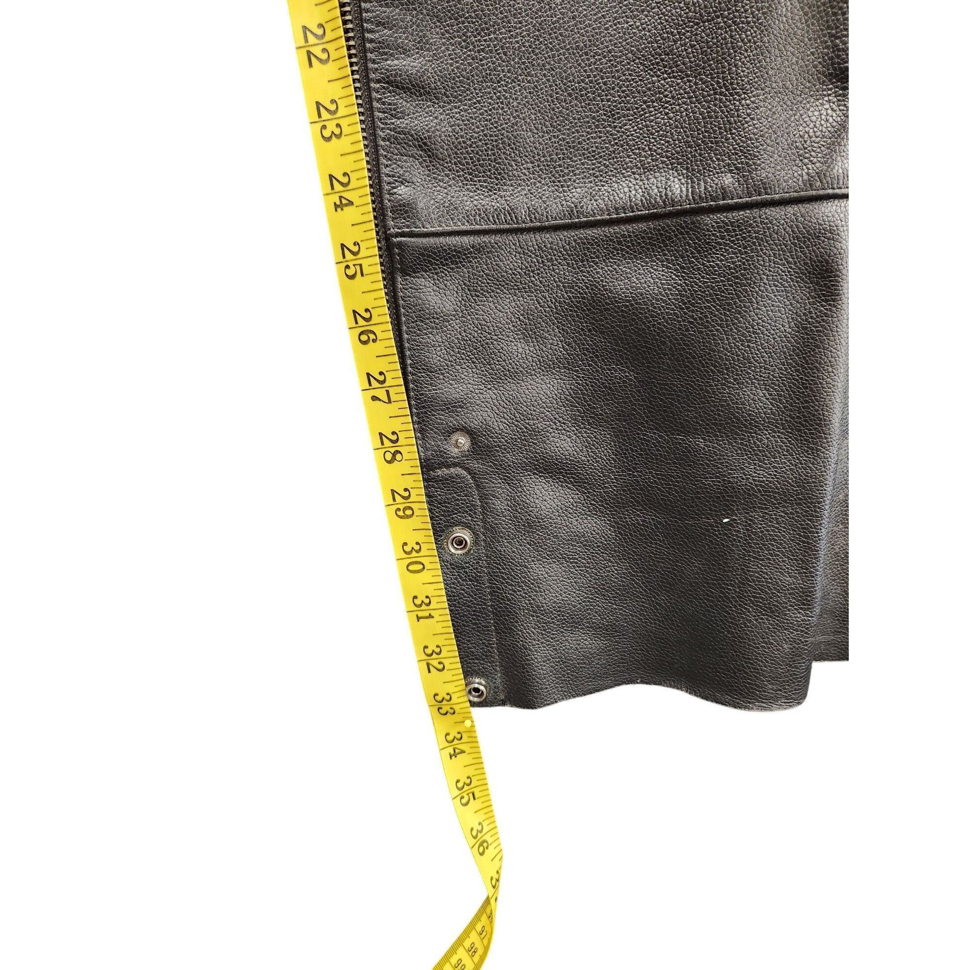 Harley Davidson Harley-Davidson Leather Motorcycle Riding Chaps Black Men’s Size US M / EU 48-50 / 2 - 13 Thumbnail
