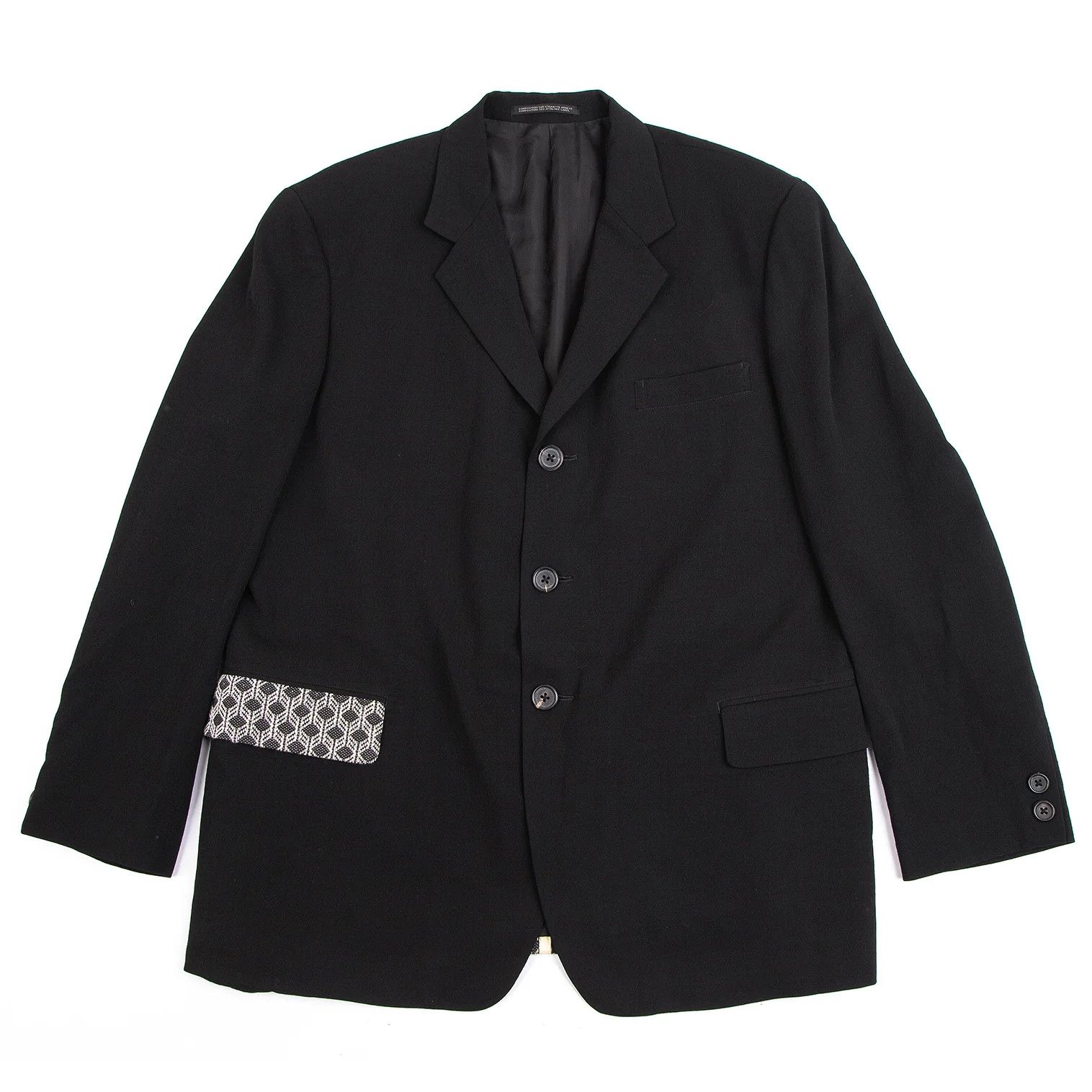 Yohji Yamamoto Yohji Yamamoto Japanese Fabric Wool Gabardine Jacket Size US S / EU 44-46 / 1 - 3 Thumbnail