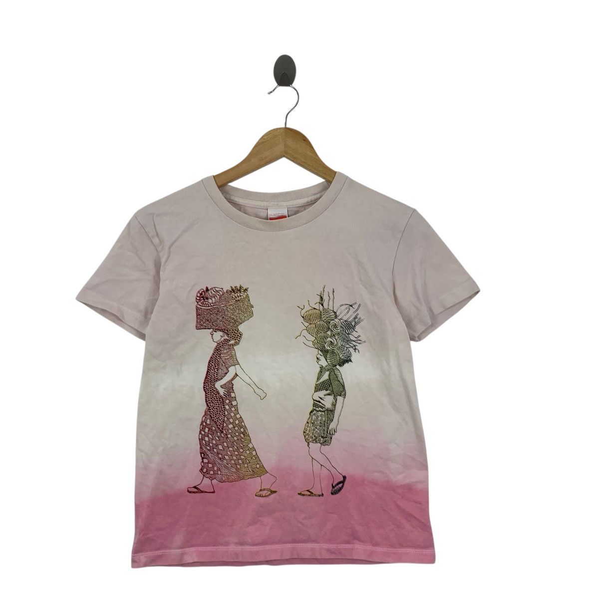 Vintage IN THE SAME BOAT Exhibition Refugee Awareness Tee Shirt Top Size M / US 6-8 / IT 42-44 - 3 Thumbnail