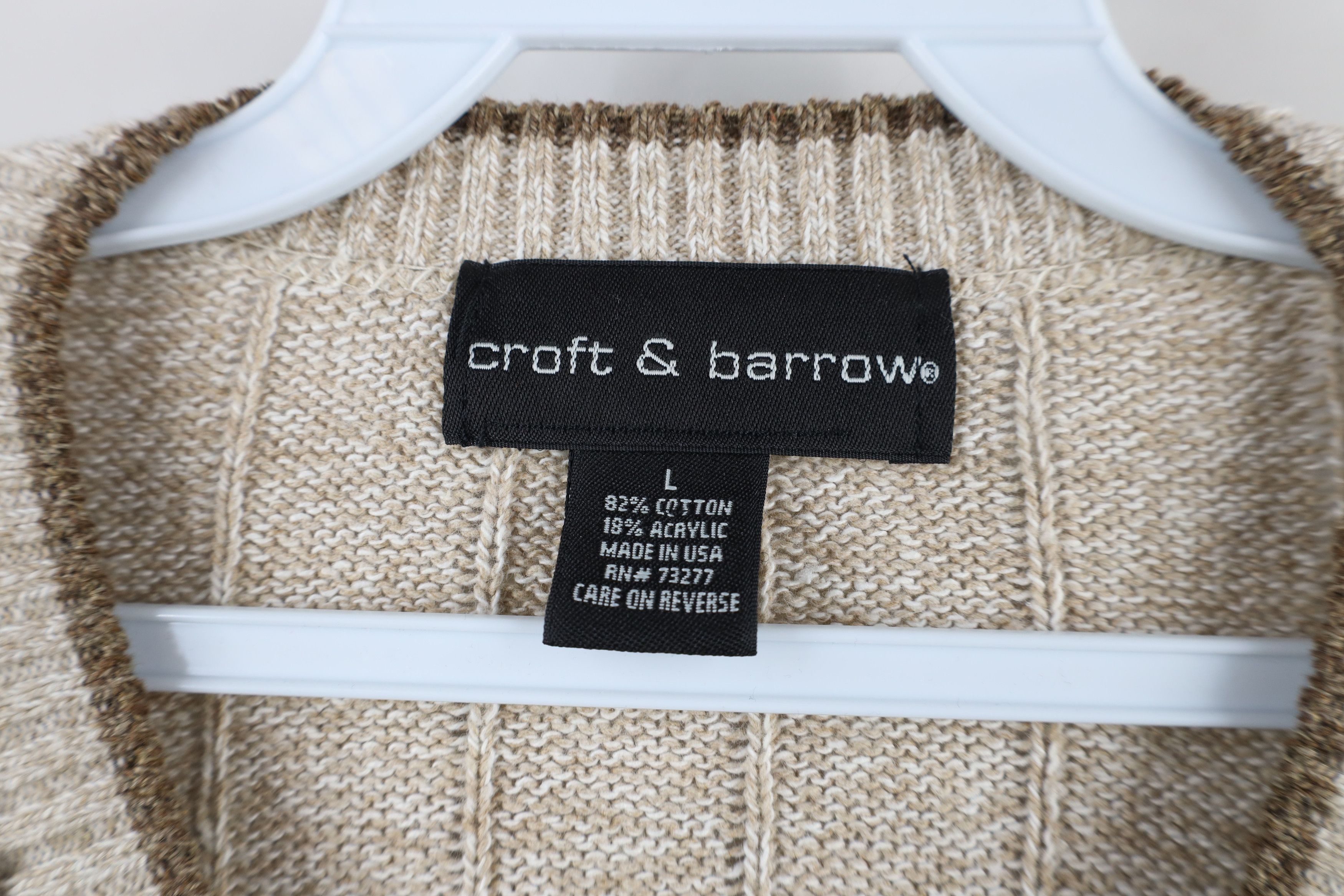 Vintage Vintage 90s Streetwear Fair Isle Knit V-Neck Sweater USA Size US L / EU 52-54 / 3 - 6 Thumbnail