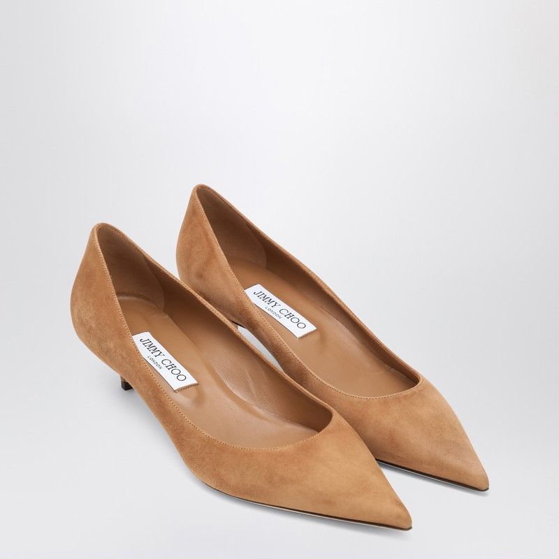 Jimmy Choo Jimmy Choo Décolleté Amelia In Suede Color Toffee Size US 6 / IT 36 - 1 Thumbnail