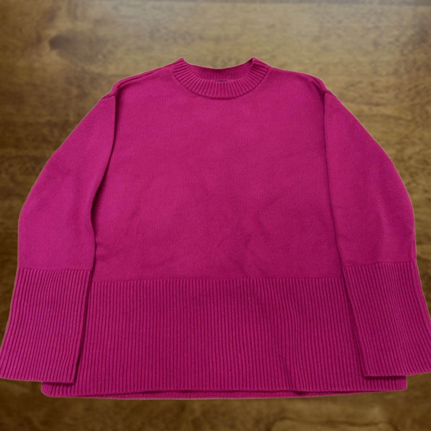 Gap Gap Sweater Womens Medium Pink Crew Neck Ribbed Hem Knit Pullover Tight-Knit Size M / US 6-8 / IT 42-44 - 1 Thumbnail