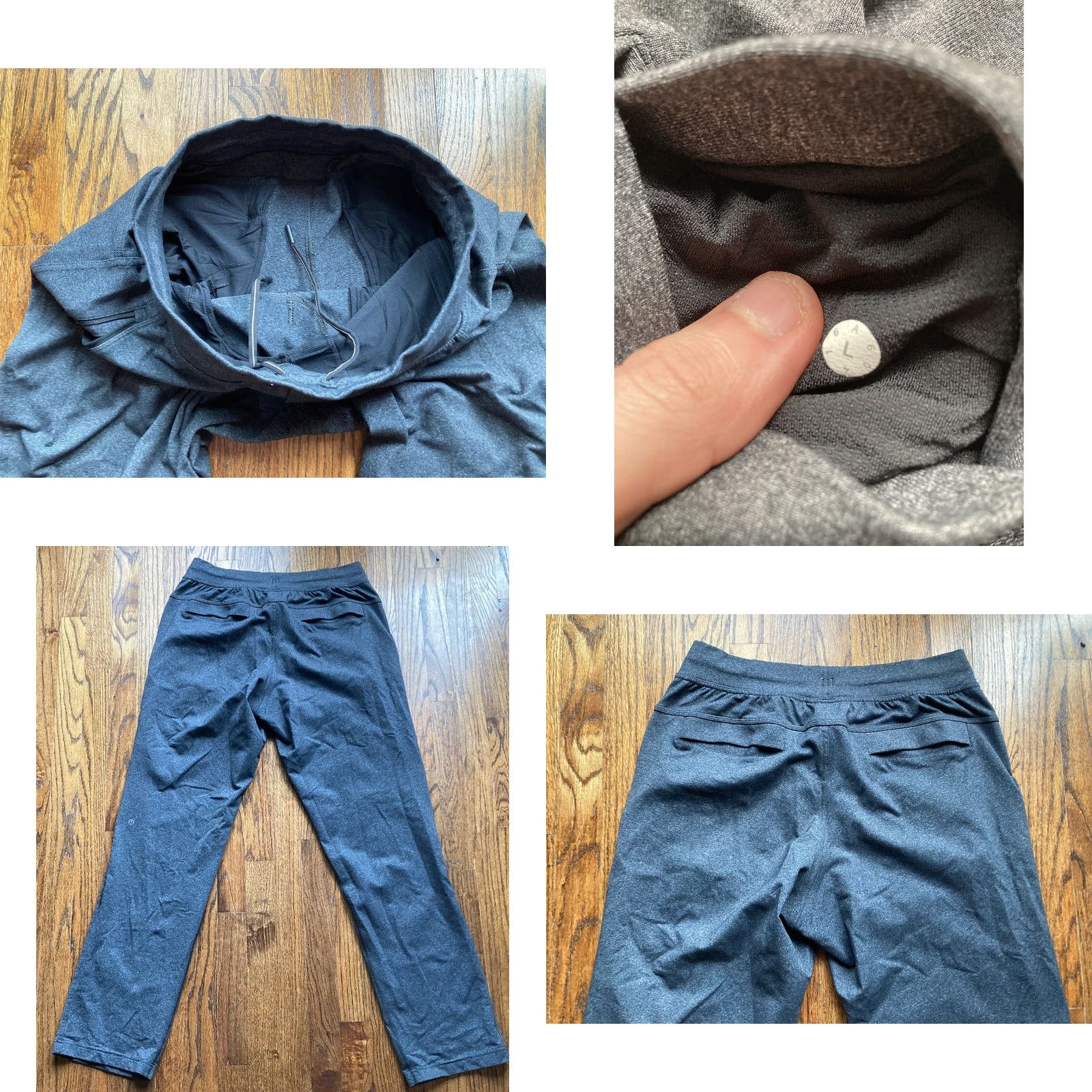Lululemon Lululemon Mens Sweatpants Size L Performance Stretch Gym Gray A60416 Pants Straight Athletic Regular Size US 33 - 8 Thumbnail