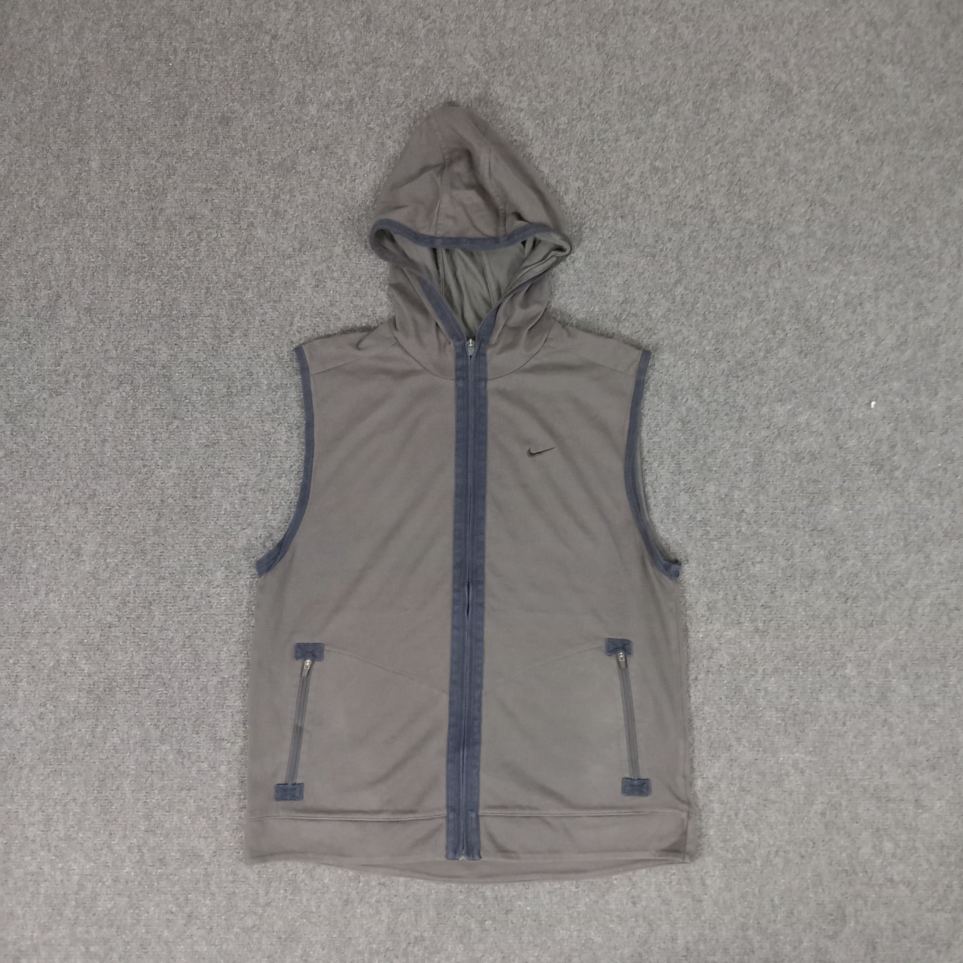 Nike × Vintage Nike Small Swoosh Logo Hoodies Tshirt Size US M / EU 48-50 / 2 - 1 Thumbnail