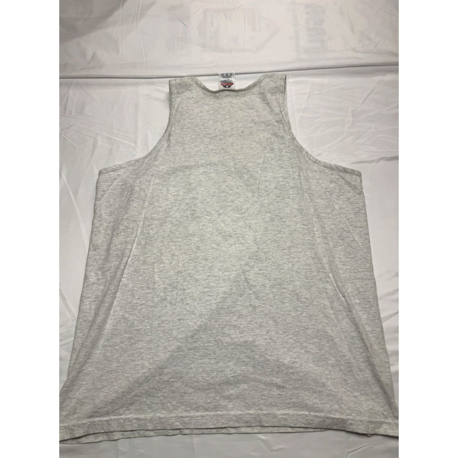 Vintage VINTAGE AllStyle Whale Watch Tank Top Gray 2XL Mens California 90s Tropical Graphic Print Sleeveless Shirt Size US XXL / EU 58 / 5 - 8 Thumbnail