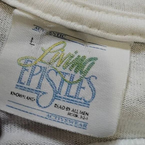 Other Vintage Living Epistles Job Animals Jesus Christian T-Shirt Size US L / EU 52-54 / 3 - 4 Thumbnail