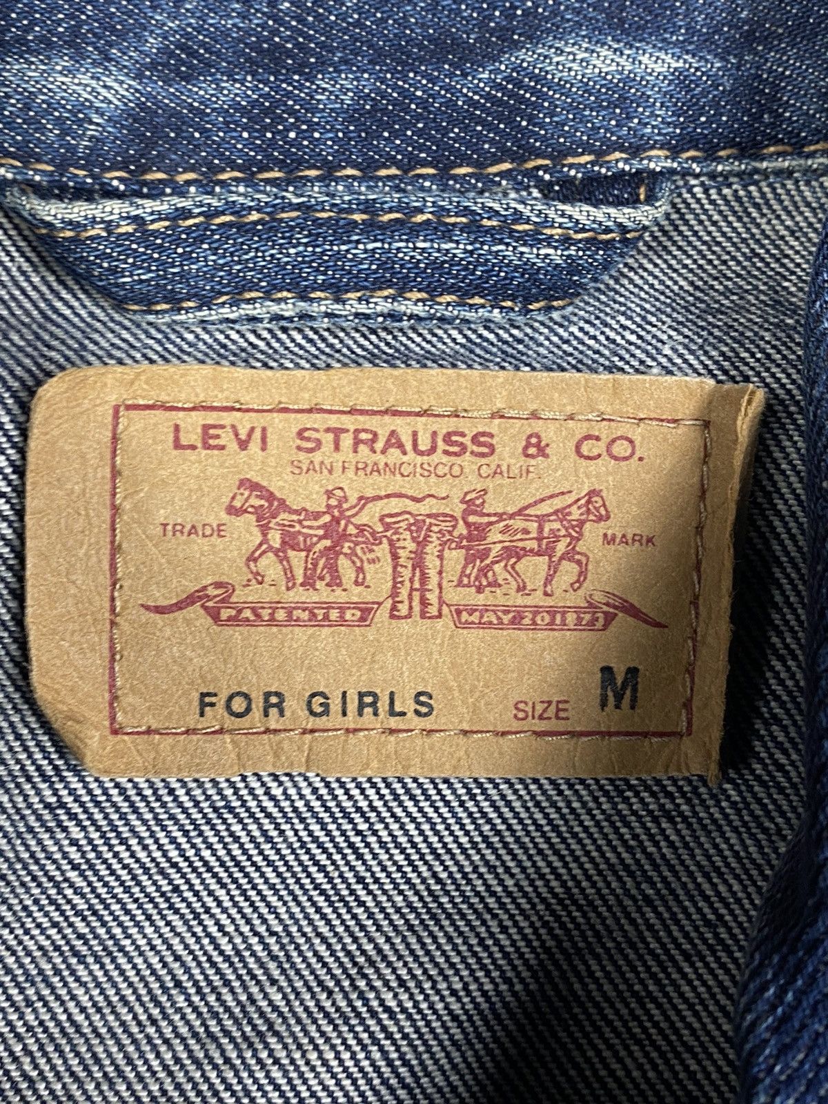 Levi's Vintage Levis Denim Jeans Trucker Jacket Bomber Size M / US 6-8 / IT 42-44 - 9 Thumbnail