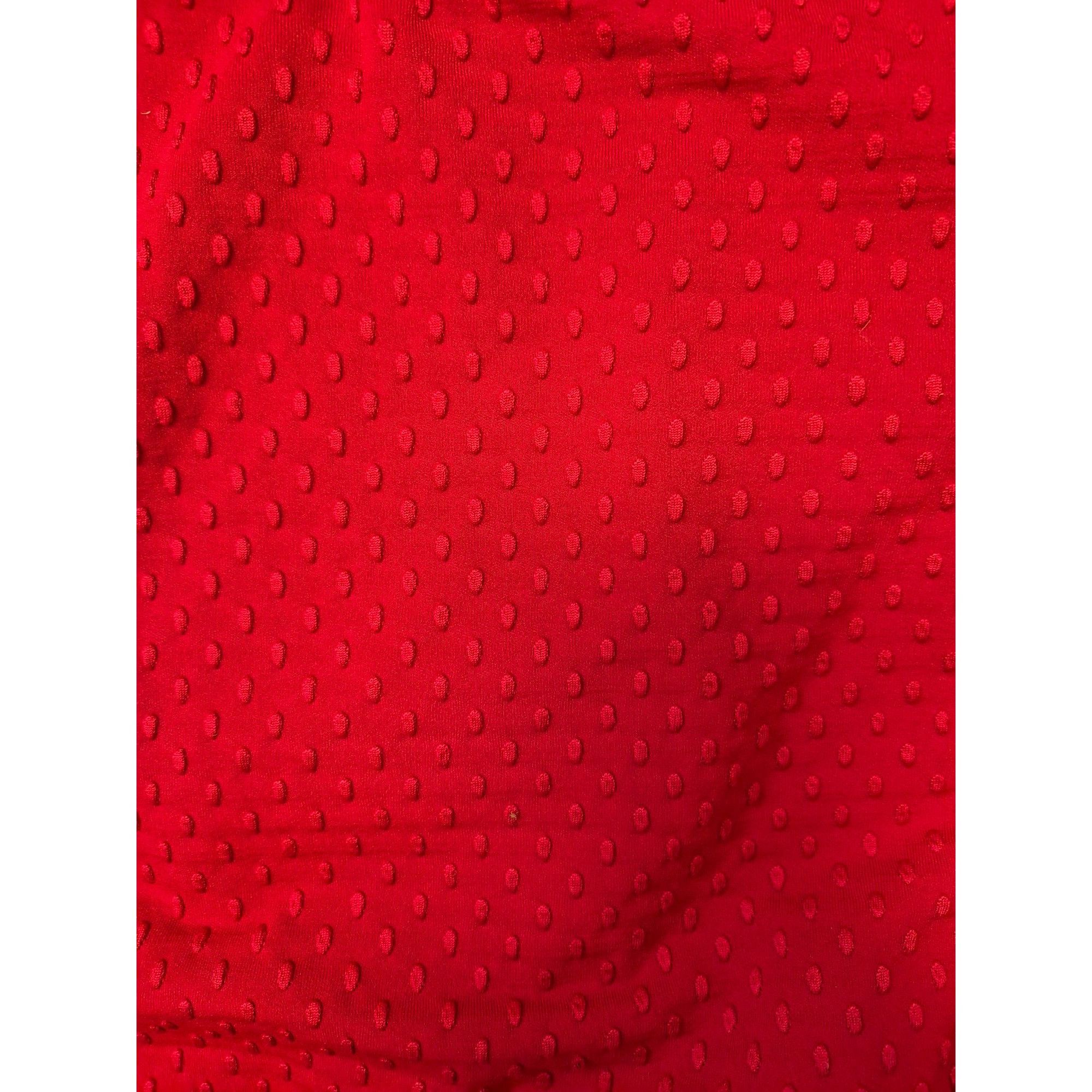 Other Xhilaration Women's High-Waist Burgundy Polka Dot Swim Botto Size ONE SIZE - 5 Thumbnail