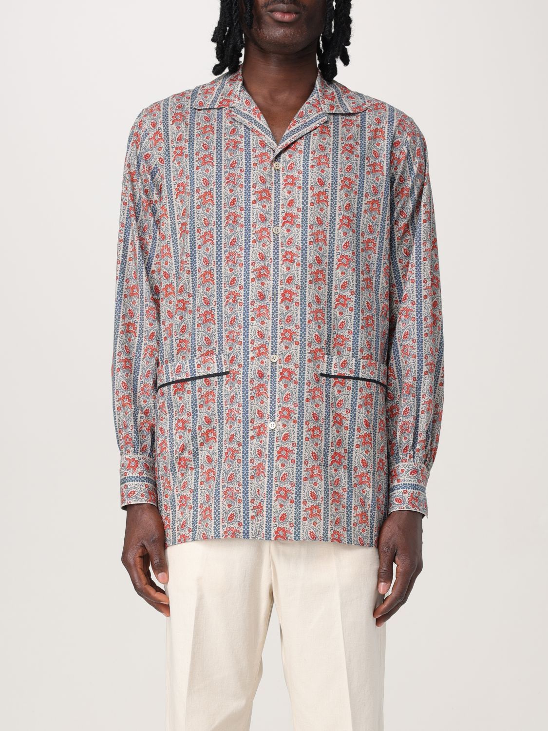 Valentino Valentino Shirt Men Multicolor Size US S / EU 44-46 / 1 - 1 Thumbnail