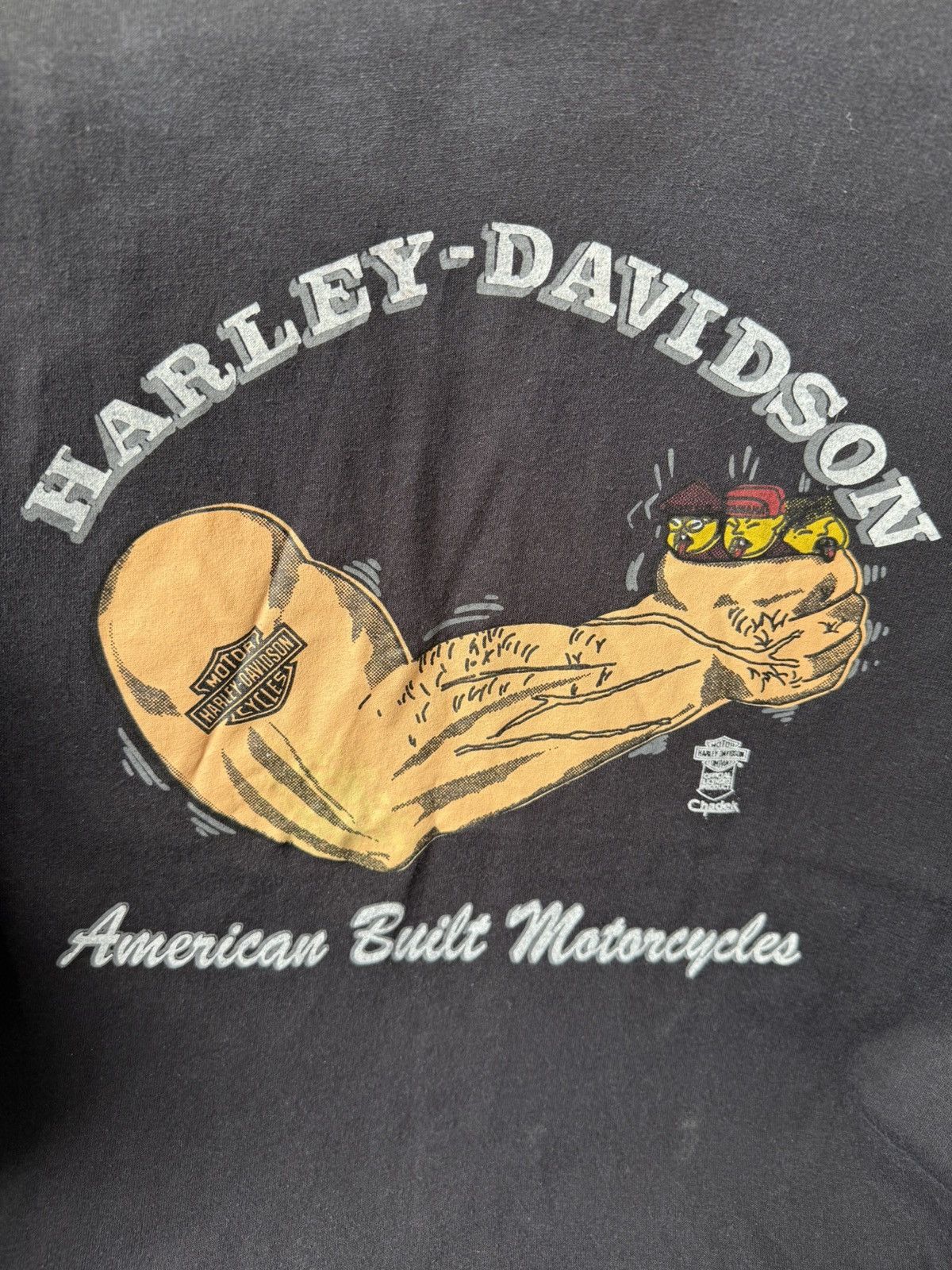 Harley Davidson × Vintage Vintage 80s Harley Davision Shirt Size US L / EU 52-54 / 3 - 2 Thumbnail