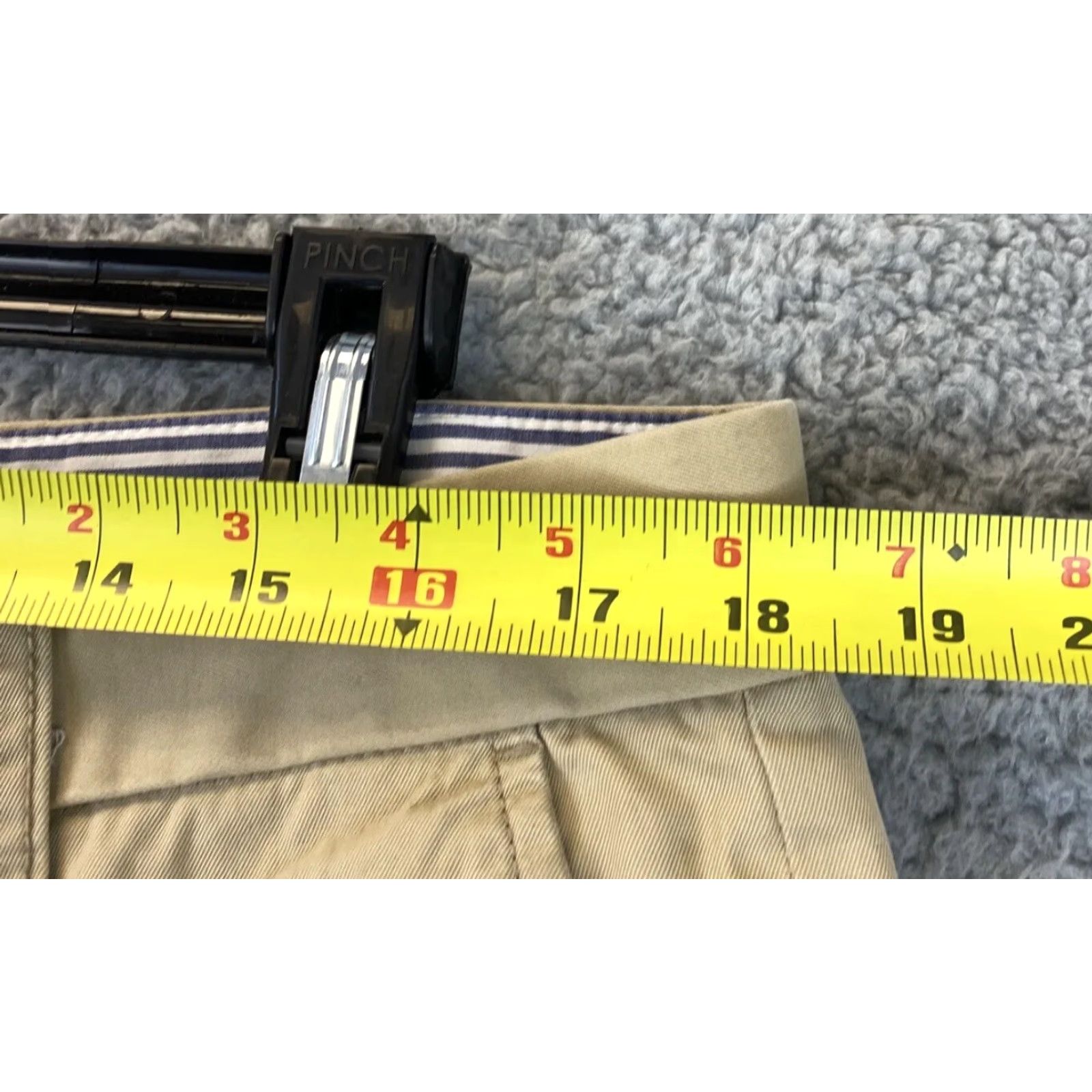 Tommy Hilfiger Tommy Hilfiger Pants Mens Tan Chino Straight Leg Mid Rise 36/30 Regular Belt Loops 30in Inseam Size US 36 / EU 52 - 5 Thumbnail