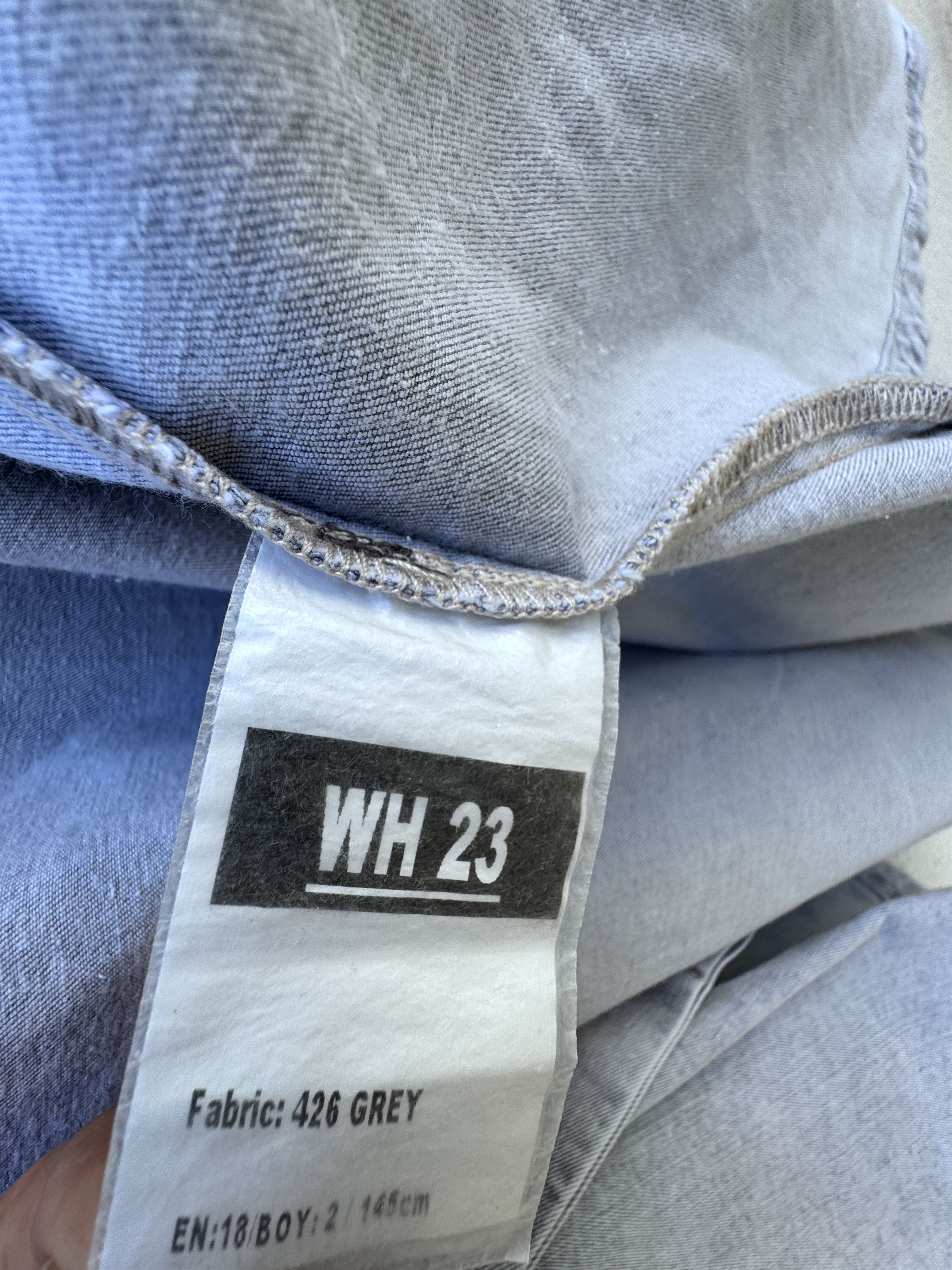 Thom Krom THOM KROM Unisex Oversized Blue Jeans Shirt Size M to XL Size US M / EU 48-50 / 2 - 5 Thumbnail