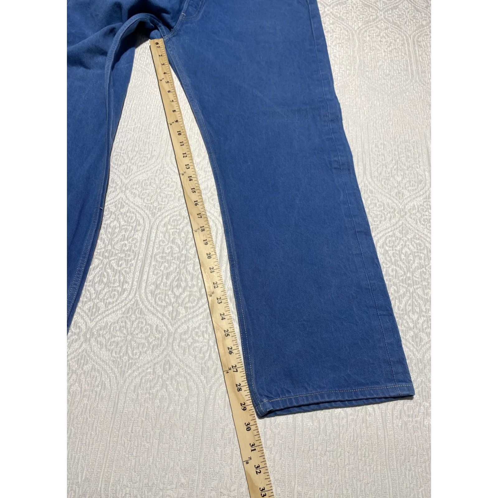 Levi's VINTAGE Levis 501 Jeans Mens 38x30 Blue Denim Straight Leg Button Fly Classic Fit Pants Size US 38 / EU 54 - 6 Thumbnail