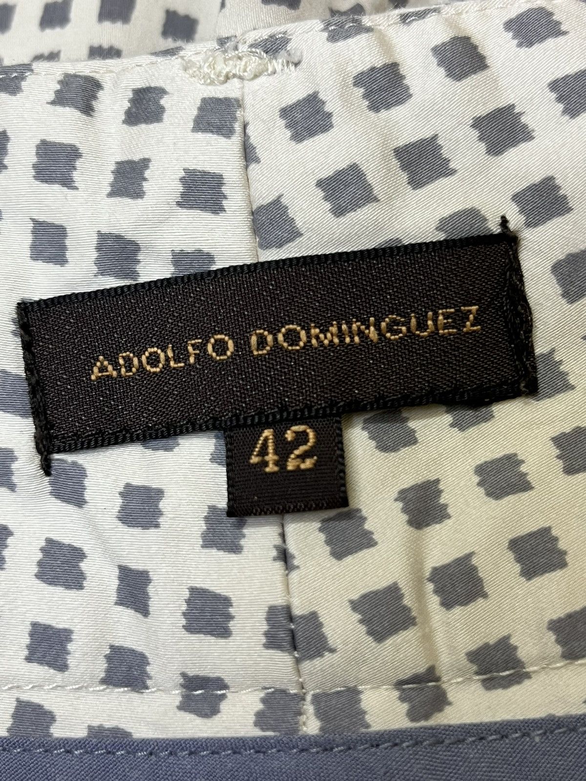 Adolfo Dominguez ADOLFO DOMINGUEZ POLKADOT WOMEN SLACK PANT Size 34" / US 12 / IT 48 - 19 Thumbnail