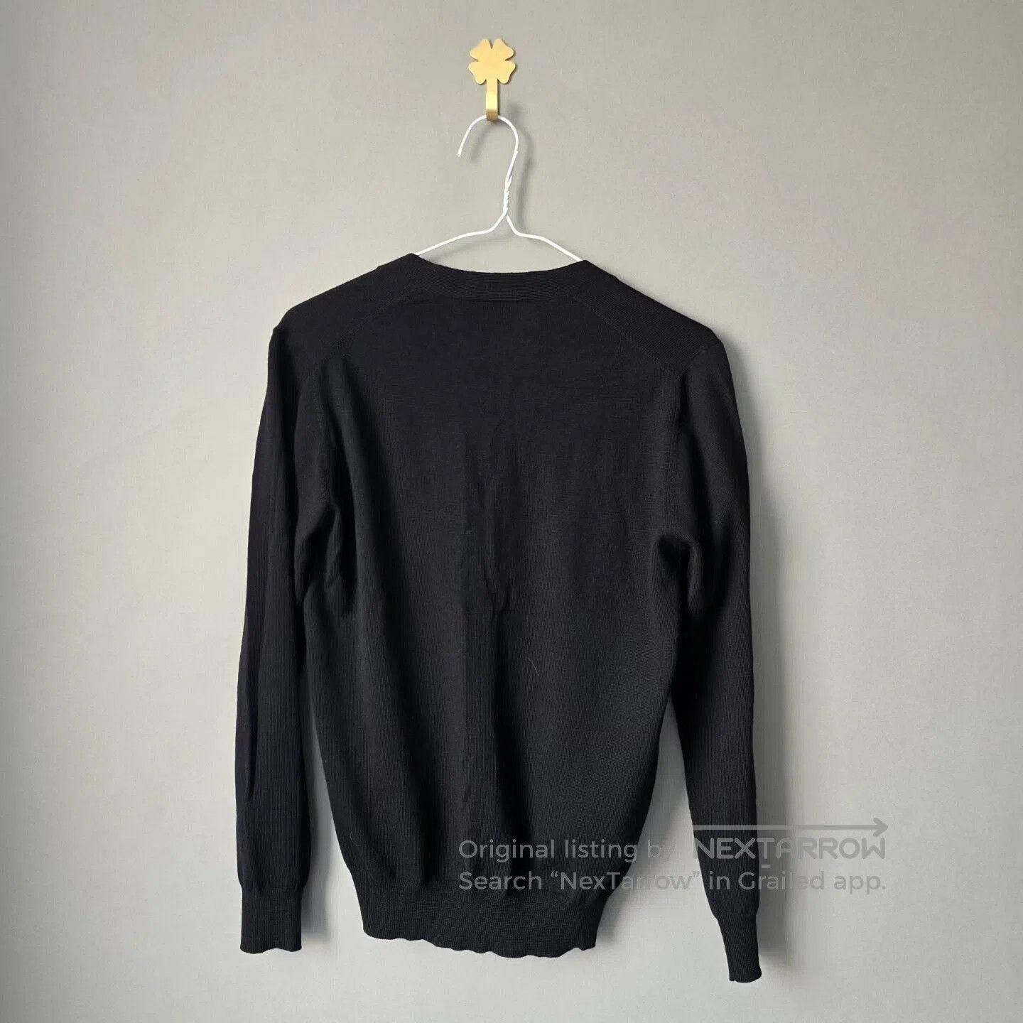 Prada prada black knit wool cardigan. Size S / US 4 / IT 40 - 2 Thumbnail
