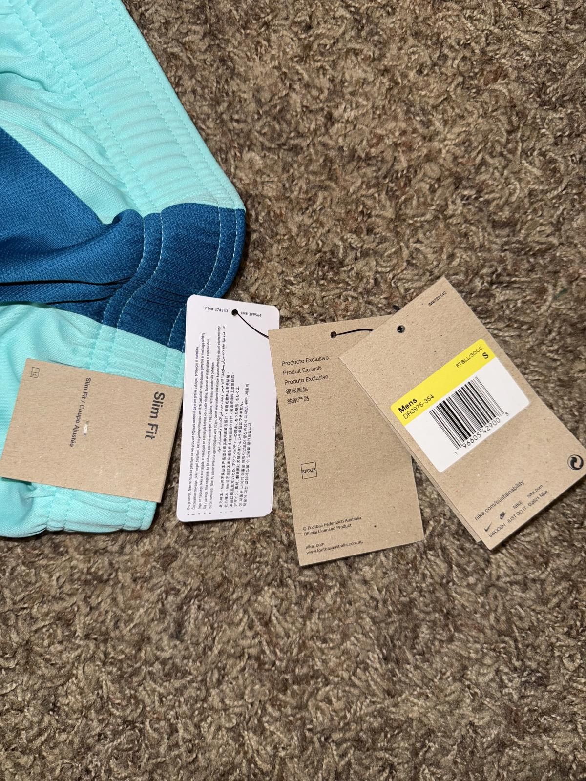 Nike Nike Men’s Australia 2023 Away Shorts Sample Size US 30 / EU 46 - 11 Thumbnail