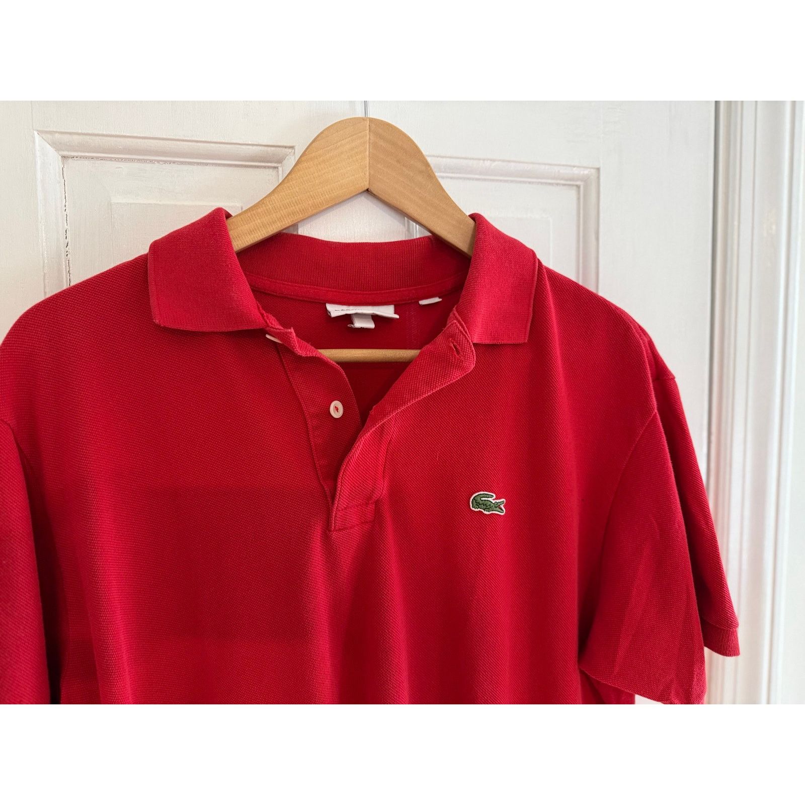 Lacoste Classic Fit Red Lacoste Polo Size Small Size US S / EU 44-46 / 1 - 2 Thumbnail