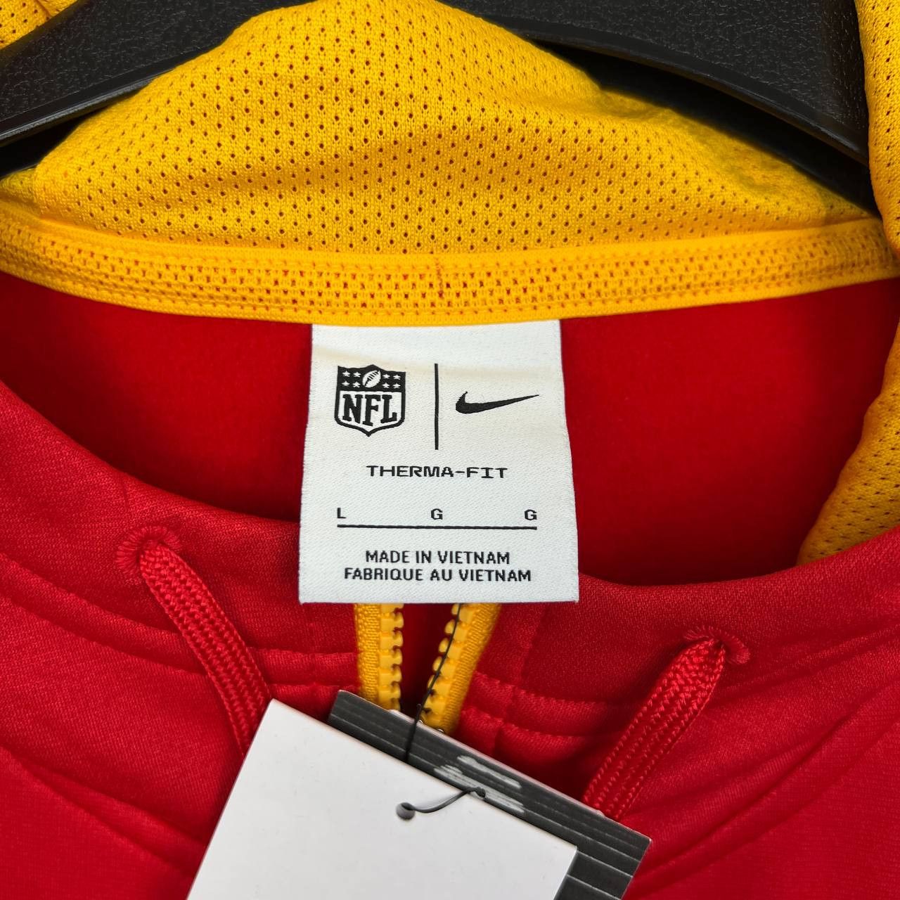 Nike Therma-Fit Hoodie Men Large Kansas City Chiefs NFL New