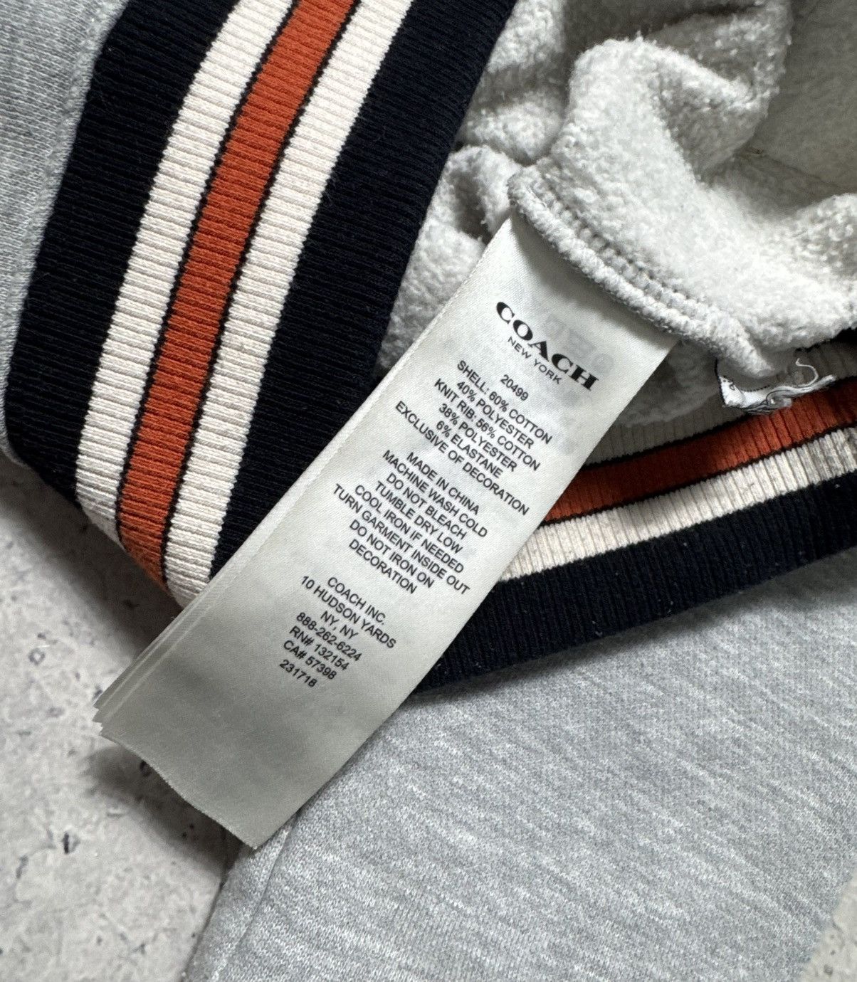 Coach Coach USA Grey Big Logo Luxury Sweatshirt Size US XS / EU 42 / 0 - 8 Thumbnail