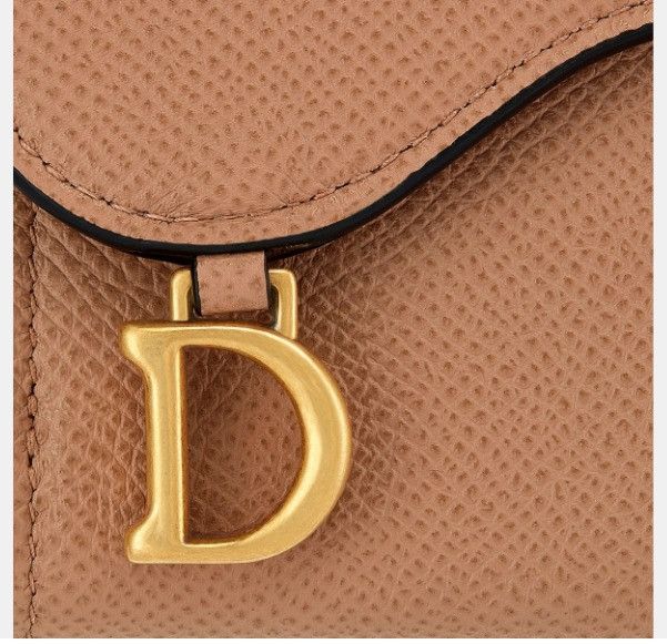 Dior o1w1db11024 Size: OS / Saddle Lotus Wallet in Beige Size ONE SIZE - 6 Thumbnail
