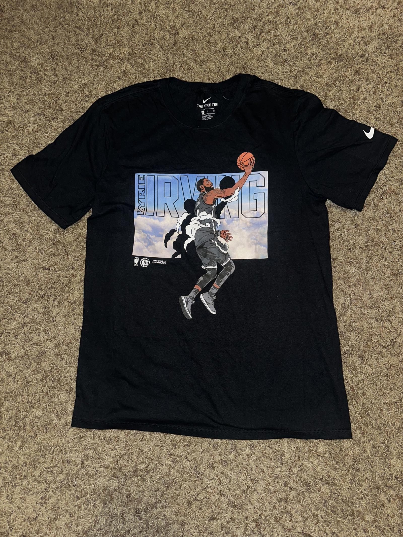 Nike Kyrie Irving Brooklyn Nets Black Elevation T-Shirt