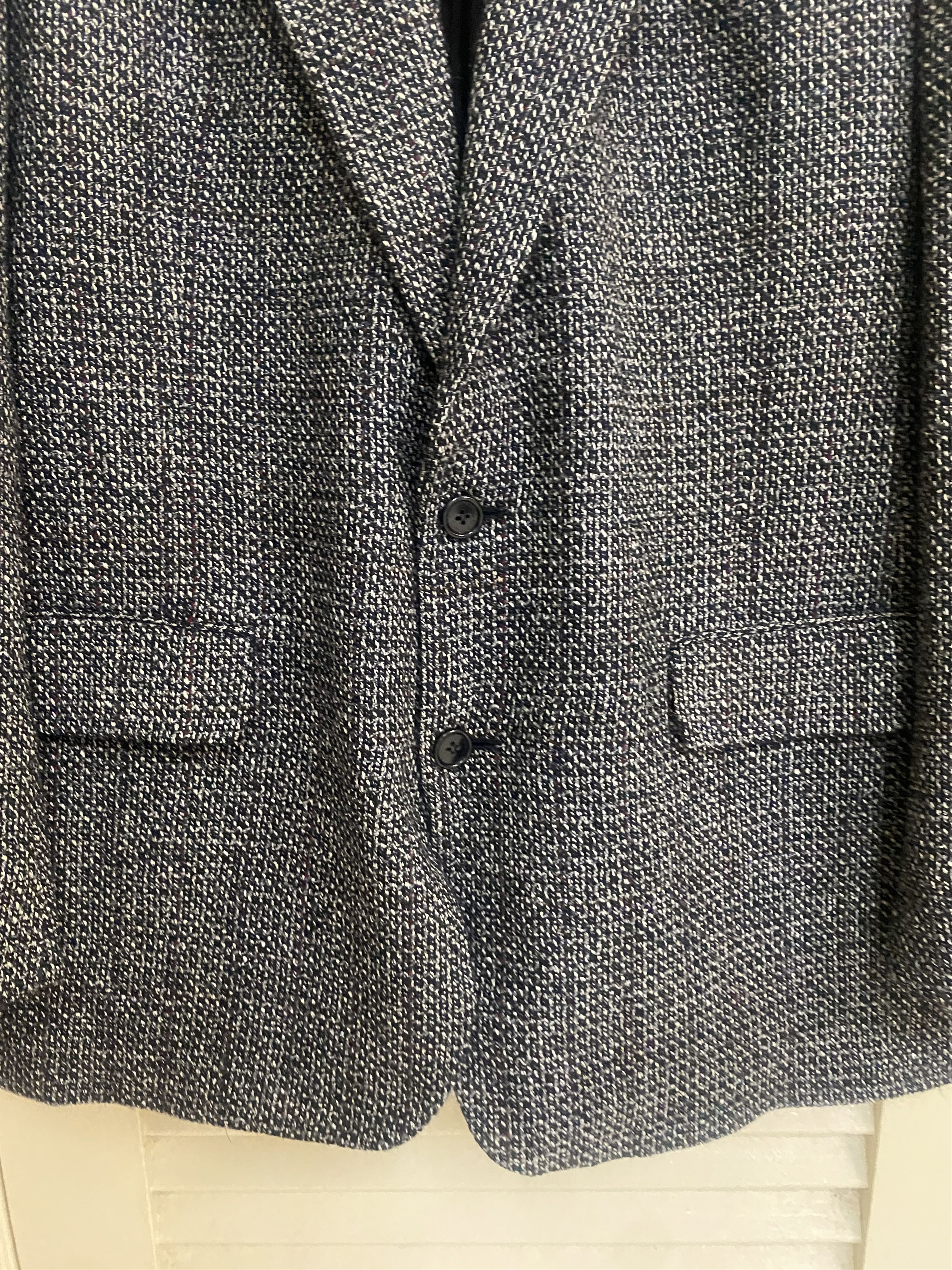 Dior Christian Dior Tweed Herringbone Wool Blazer Size 44L - 5 Thumbnail