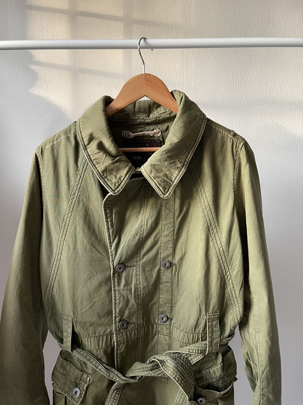 G-Star 2000s G-Star Raw 3301 Parka Jacket b3 Size US L / EU 52-54 / 3 - 6 Thumbnail