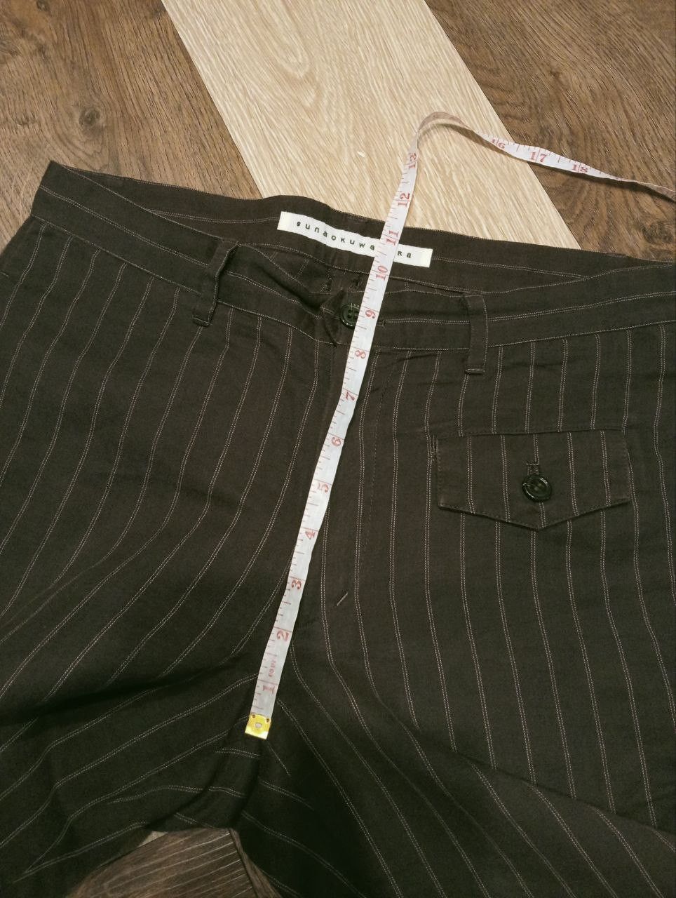 Issey Miyake VINTAGE ISSEY MIYAKE SUNAO KUWAHARA STRIPED PANTS Size 30" / US 8 / IT 44 - 9 Thumbnail