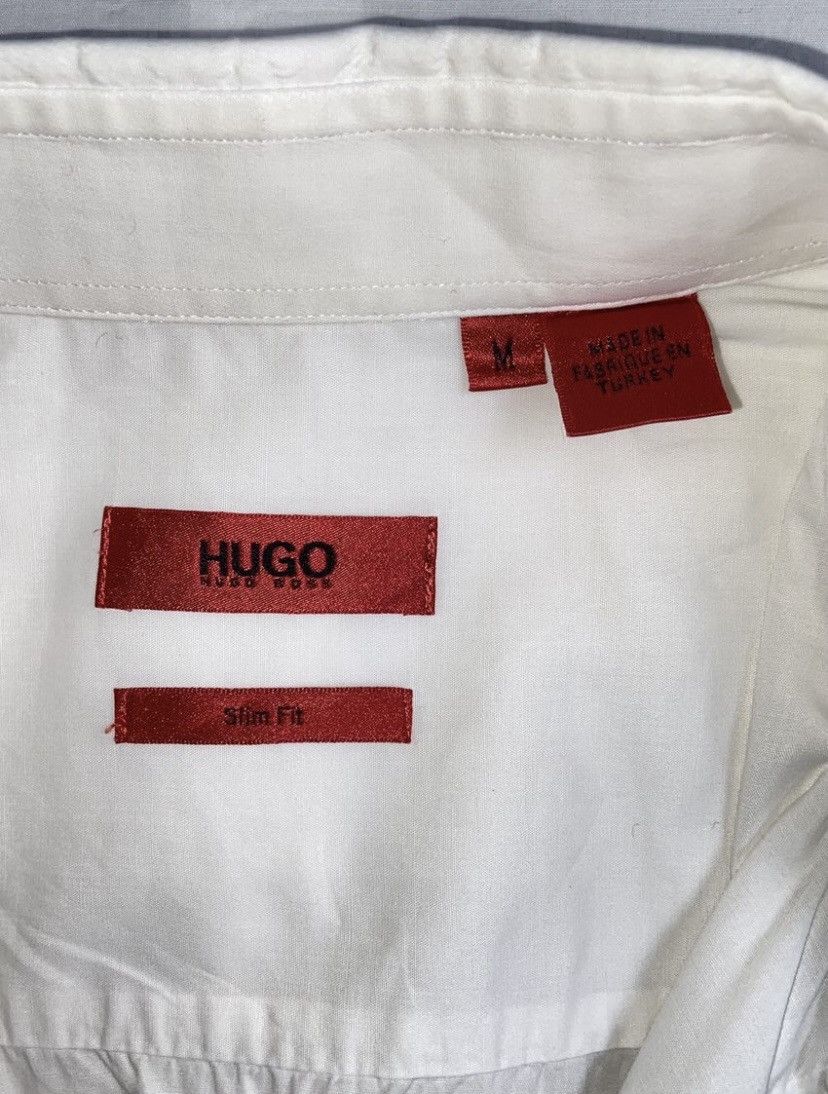 Designer × Hugo Boss × Japanese Brand HUGO BOSS White Shirt Tie Size US M / EU 48-50 / 2 - 6 Thumbnail