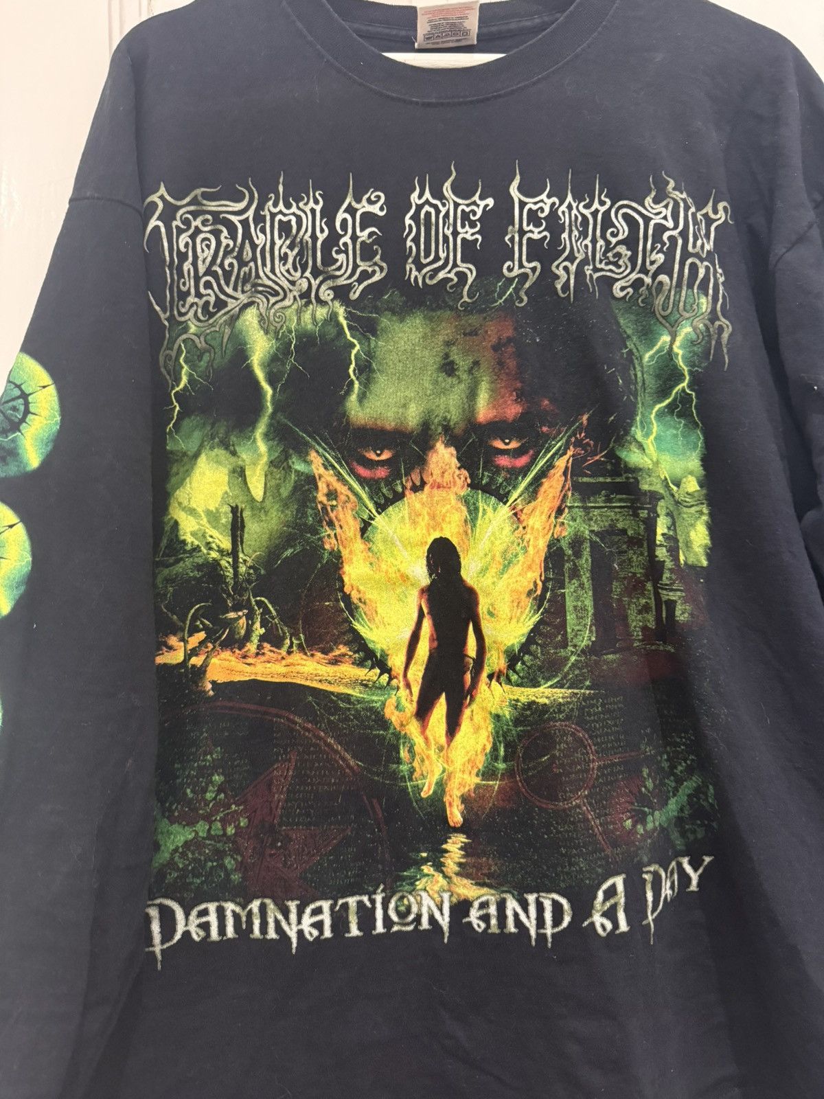 Vintage Cradle of Filth vintage metal 2003 Damnation longsleeve Size US XL / EU 56 / 4 - 3 Thumbnail