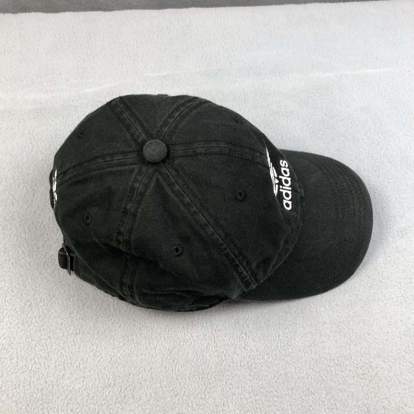 Adidas Adidas Hat Mens Strap Back Black White Trefoil Adjustable One Size Golf Cap Size ONE SIZE - 6 Thumbnail