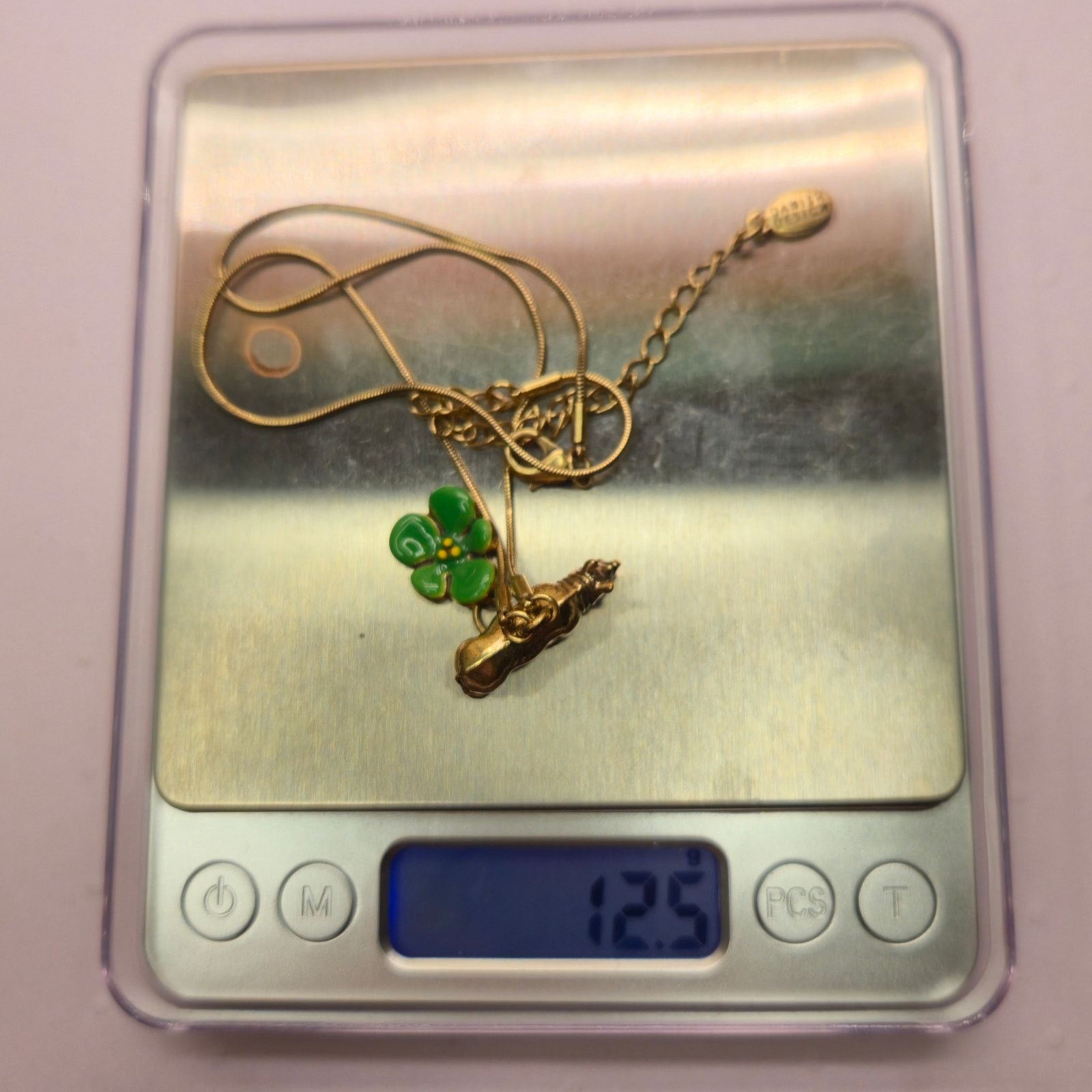 Vintage Vintage Pilgrim Danish Design Rhino Flower Charm Necklace Size ONE SIZE - 5 Thumbnail