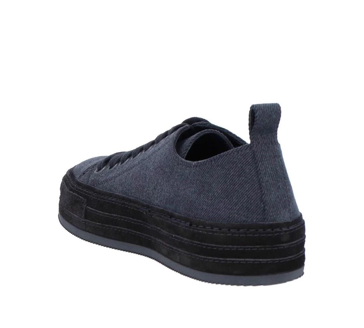 Ann Demeulemeester Ann Demeulemeester Men's Denim Leather Low Top 41 EU Size US 8 / EU 41 - 3 Thumbnail