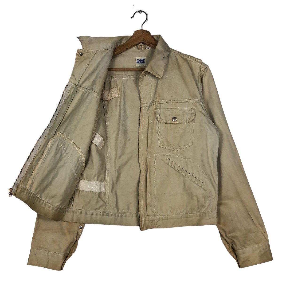 Japanese Brand 🔥Vintage 60’s Cropped Biker Jacket Maverick Talon Zipper Size US L / EU 52-54 / 3 - 11 Thumbnail