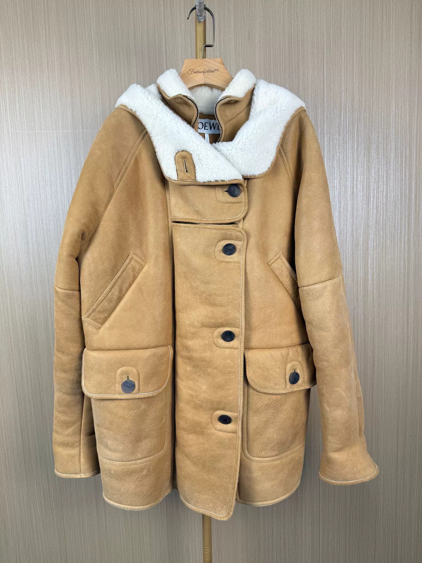 Loewe Loewe Shearling Coat Size 36 Size US S / EU 44-46 / 1 - 1 Thumbnail