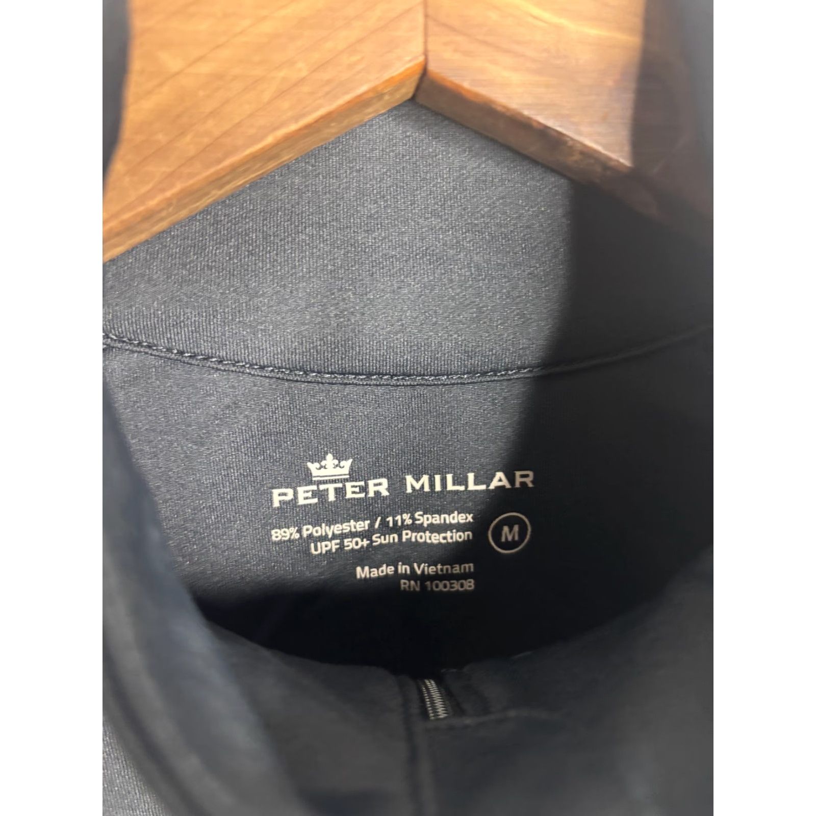 Peter Millar Peter Millar Jacket Mens M Black Full Zip UPF 50+ Dell Charging Carts Size US M / EU 48-50 / 2 - 5 Thumbnail