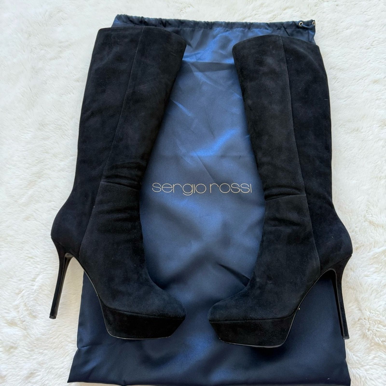 Sergio Rossi Sergio Rossi women suede boots size 38,5 EU Authentic Size US 8.5 / IT 38.5 - 10 Thumbnail