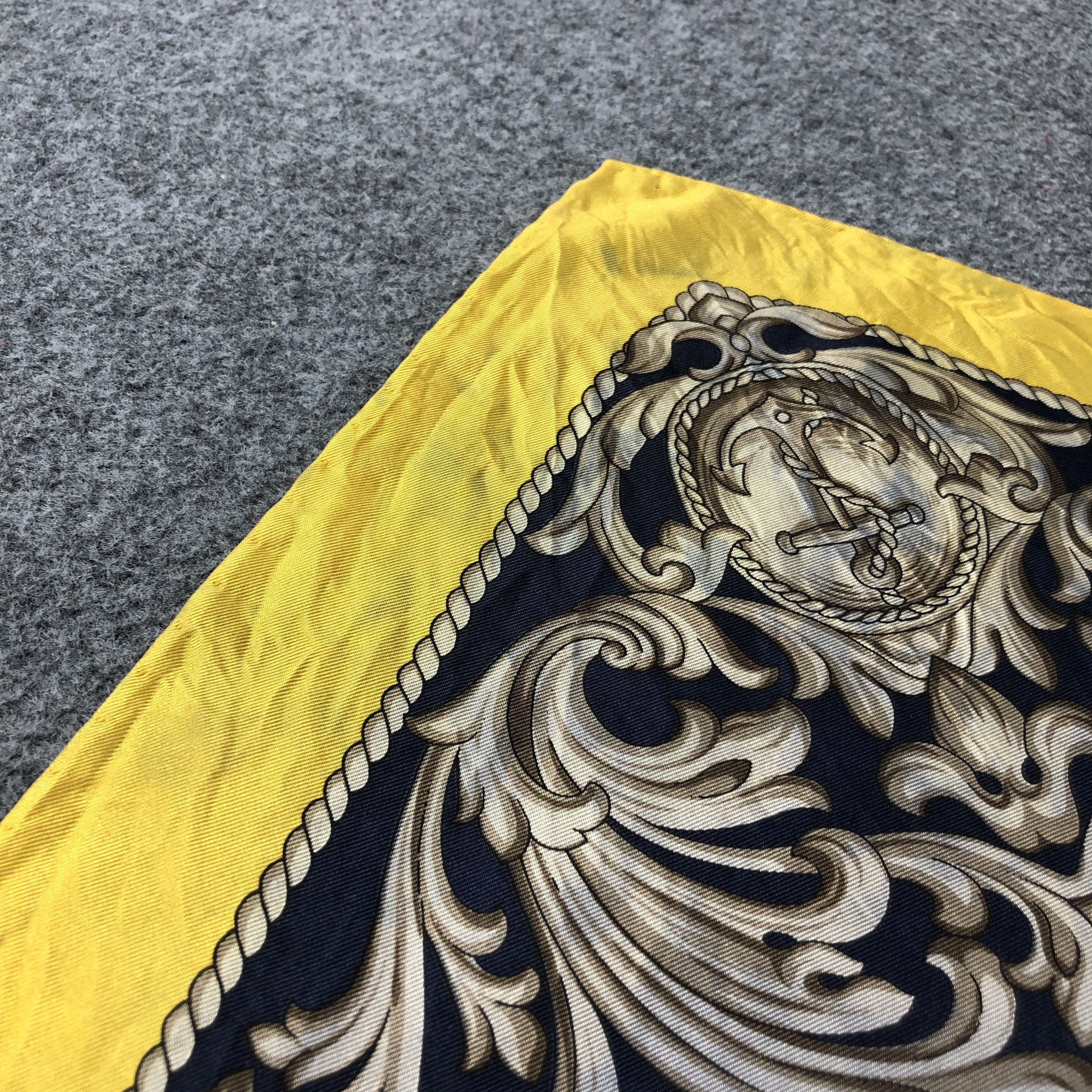 Japanese Brand Vintage Art of Silk Luxury Silk Scarf M569 Size ONE SIZE - 19 Thumbnail