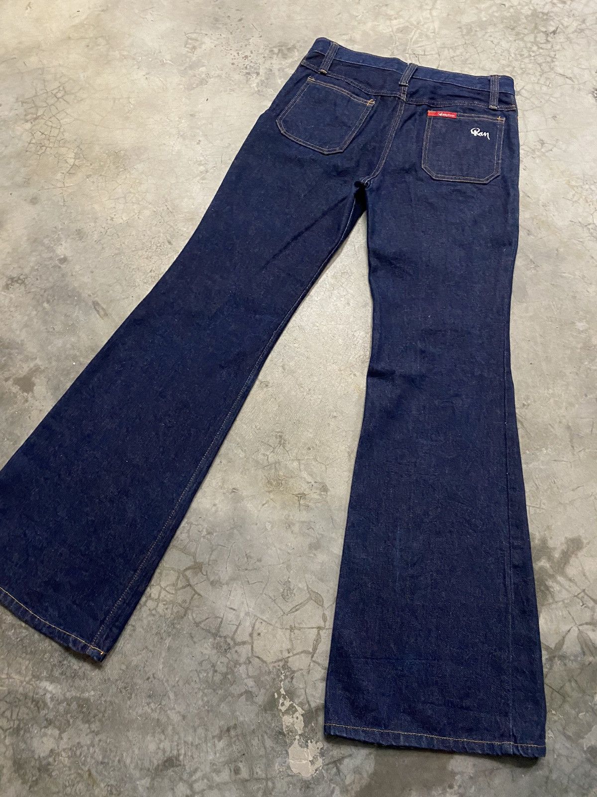 If Six Was Nine × Japanese Brand × Vintage Flare Jeans Vintage Japanese Sakamoto Bush Pant Jeans Size US 29 - 3 Thumbnail