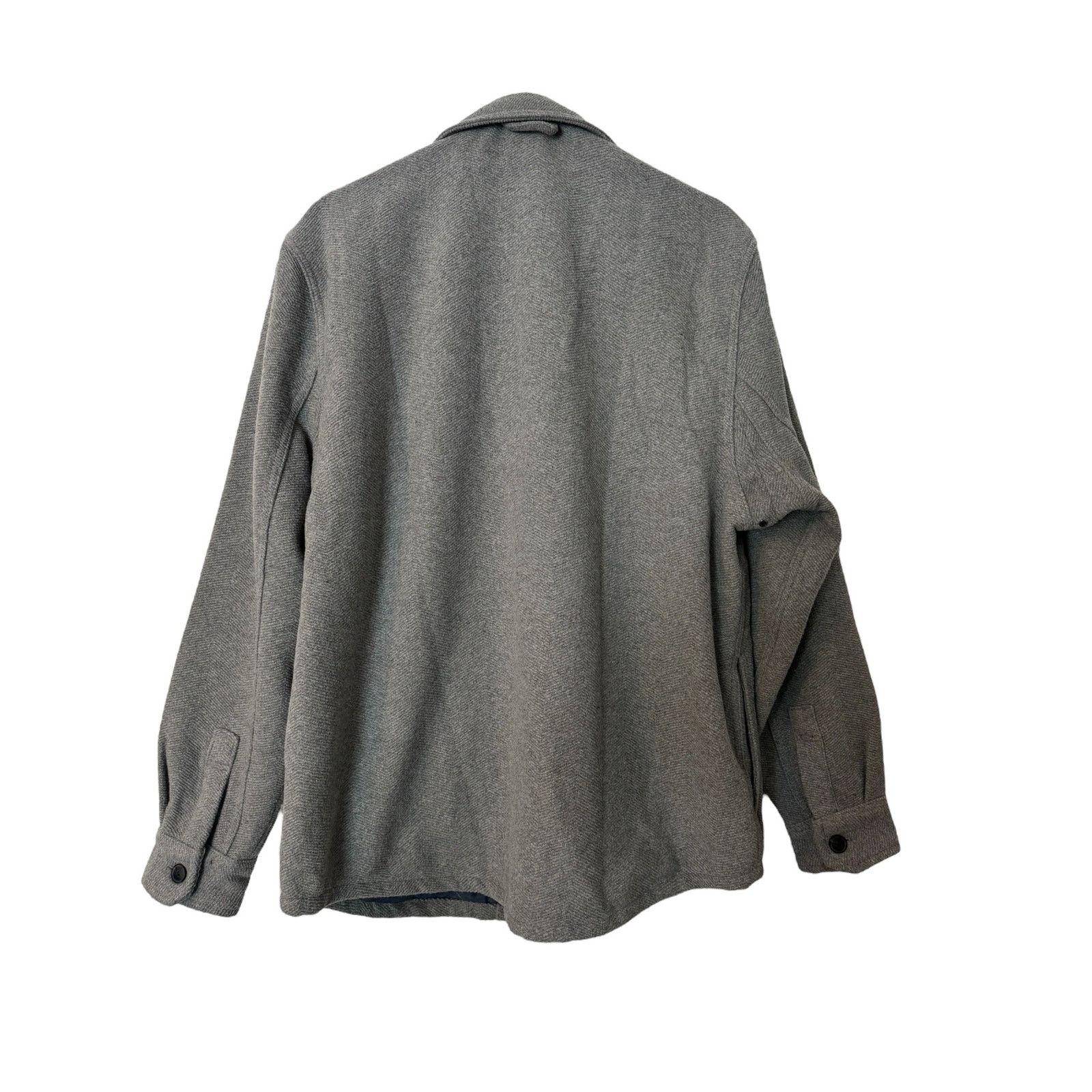 JACHS NY JACHS New York Fully Lined Wool Blend Shirt Jacket Gray MED Size US M / EU 48-50 / 2 - 3 Thumbnail