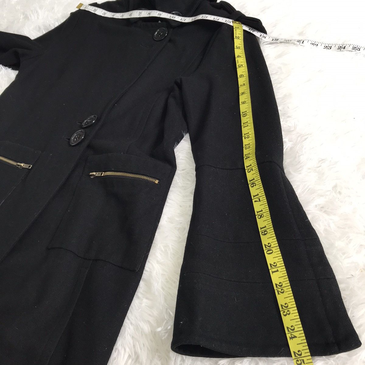 Anna Sui Anna Sui Wool Long jacket Size S / US 4 / IT 40 - 7 Thumbnail