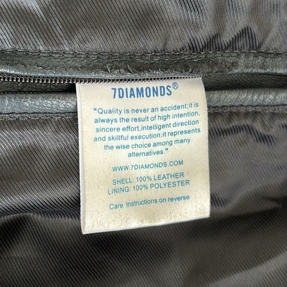 7Diamonds 7 Diamonds 100% Leather Bomber Jacket Slate Blue Men’s M Size US M / EU 48-50 / 2 - 8 Thumbnail