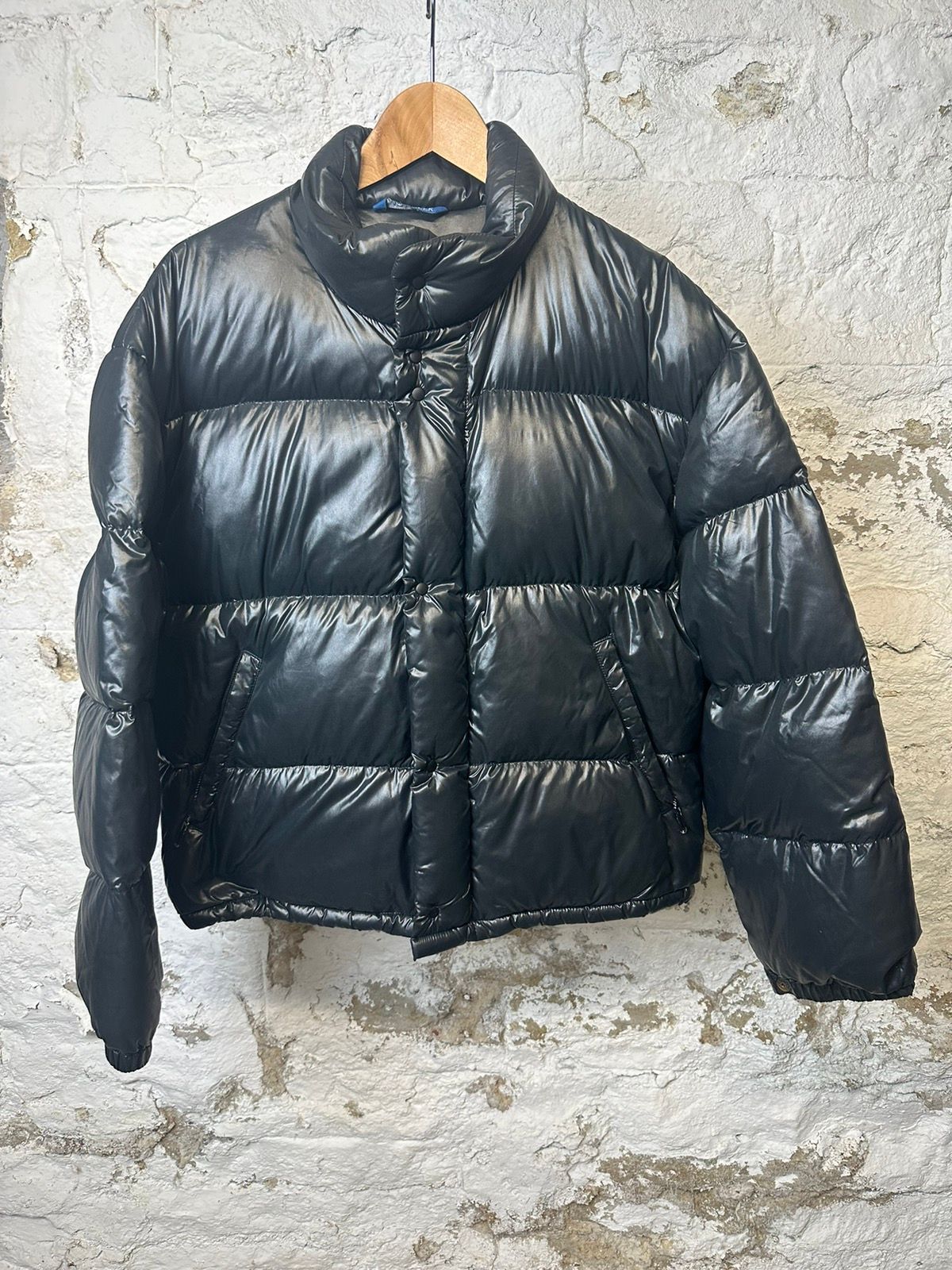 Pre-owned Moncler Grenoble Black Puffer Jacket Coat Size 2