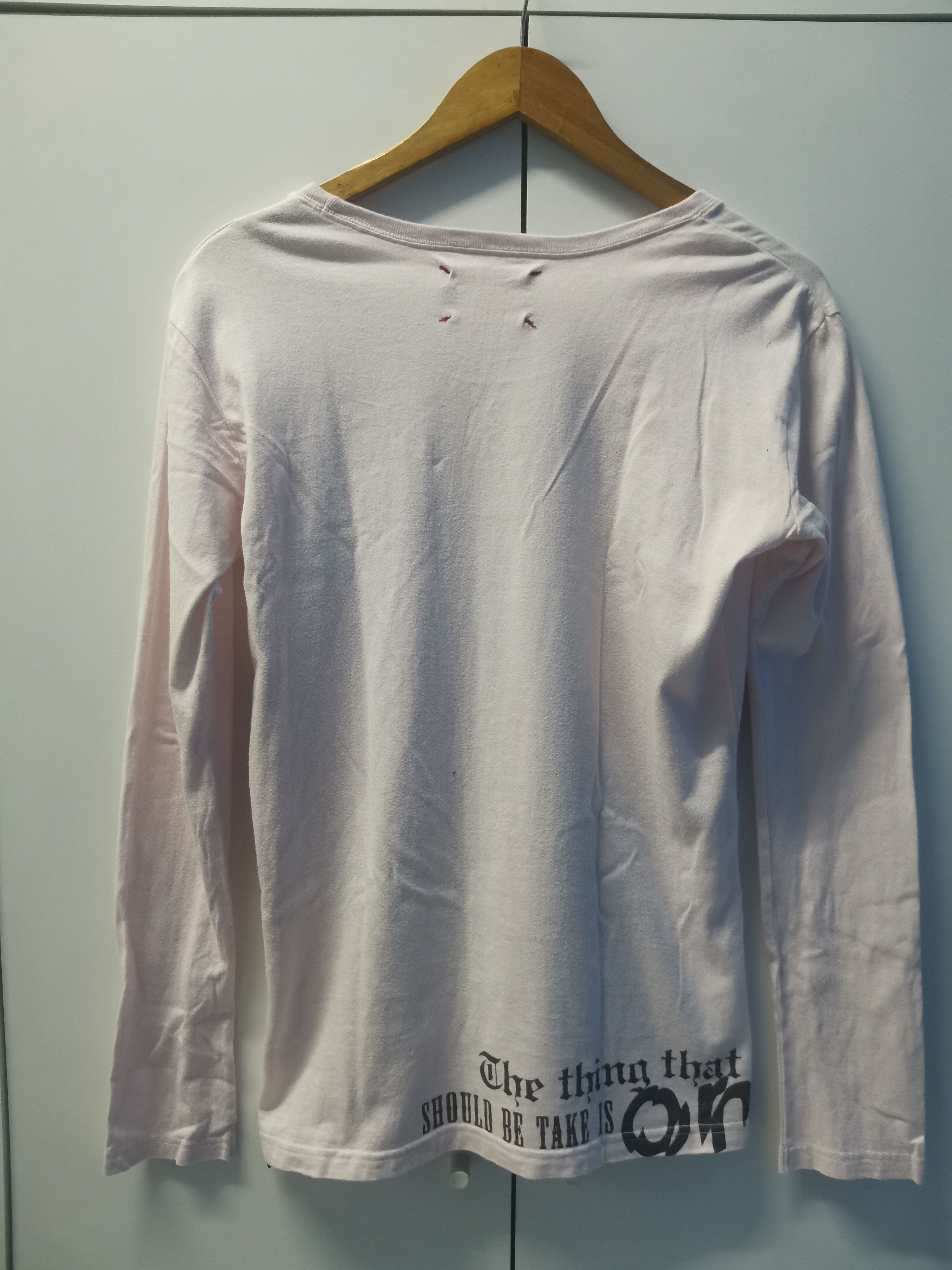 Anime Anime Manga Japanese Brand Big Print Logo Long Sleeve Tee Size US M / EU 48-50 / 2 - 3 Thumbnail