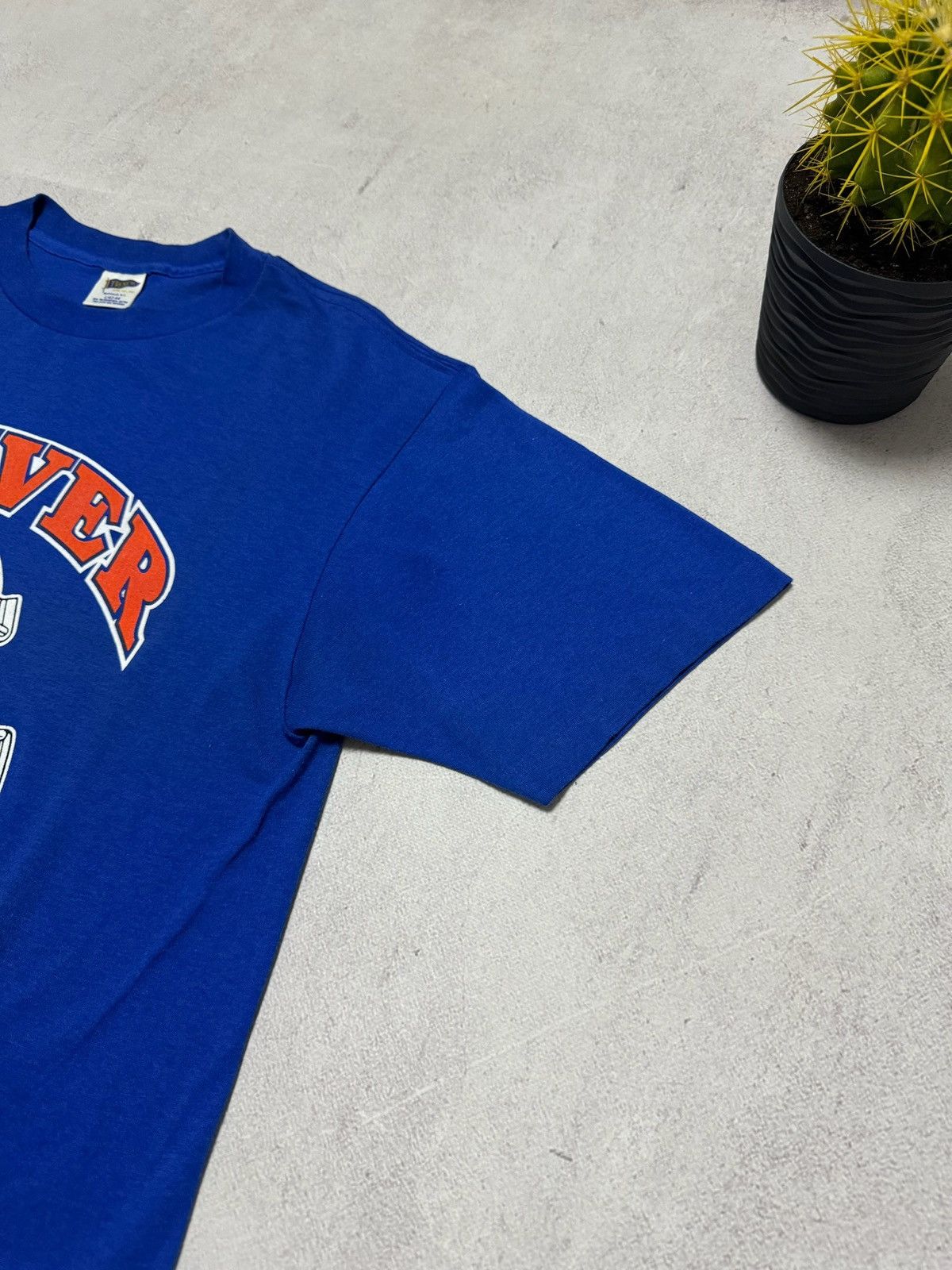 Vintage Vintage Denver Broncos T Shirt Tee Big Logo Rare 90s Size US L / EU 52-54 / 3 - 6 Thumbnail