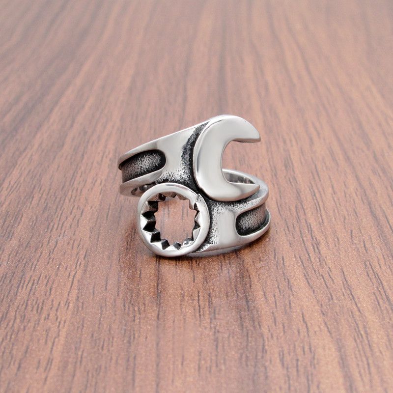 Vintage SIE 10 316L Steel Mechanic Wrench Screw Tools Ring Size ONE SIZE - 1 Thumbnail