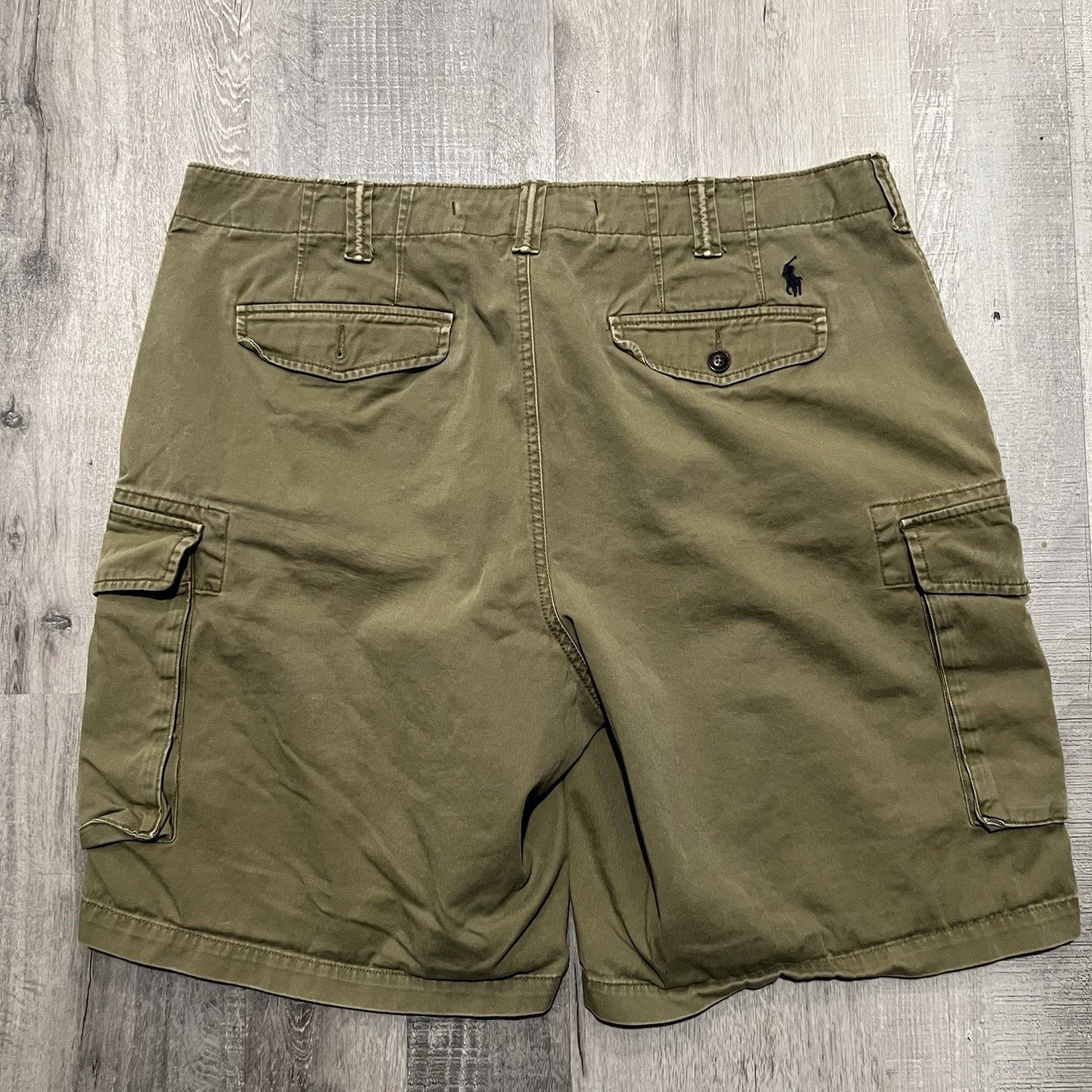 Polo Ralph Lauren Polo Ralph Lauren Cargo Shorts Mens 40 Green Canvas Military Size US 40 / EU 56 - 2 Thumbnail