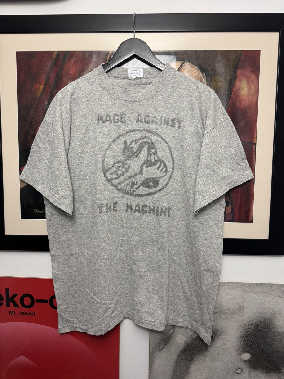 Band Tees 90s Vintage Rage Aginst The Machine RATM Molotov Band Tee Size US XL / EU 56 / 4 - 1 Thumbnail